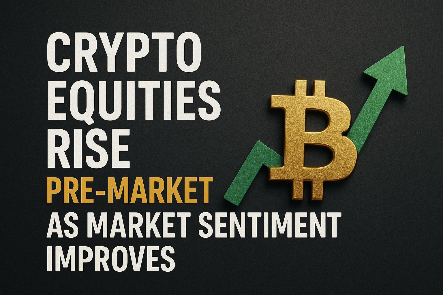 Crypto Equities Rise Pre-Market as Market Sentiment Improves