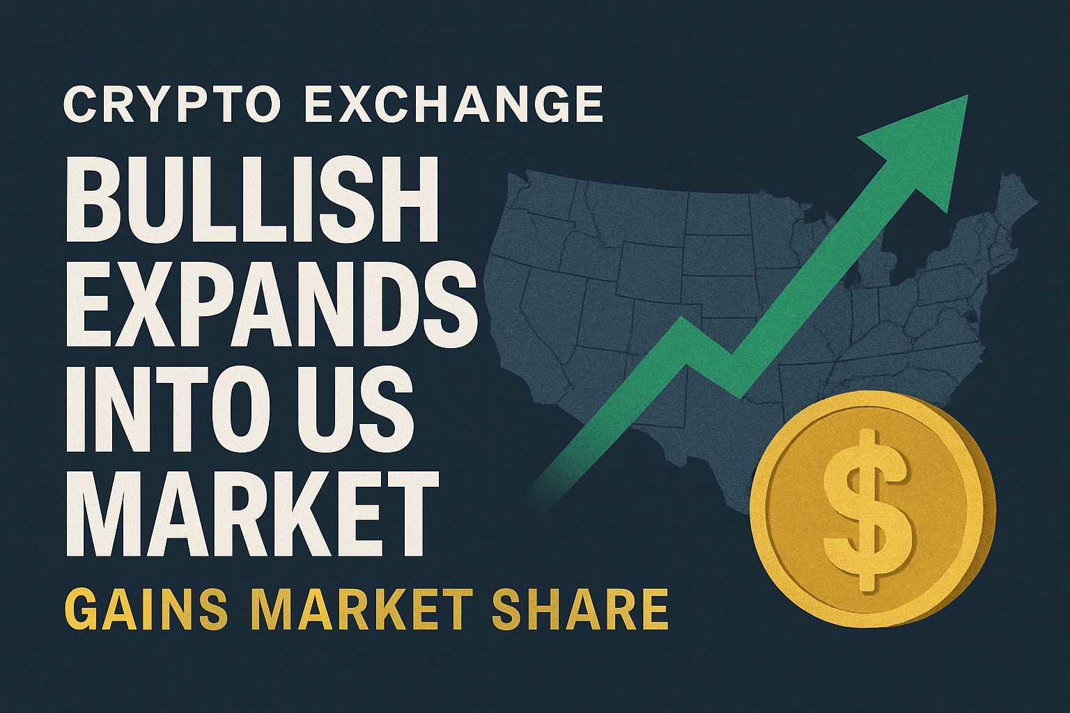 Crypto Exchange Bullish Expands Into US Market, Gains Market Share