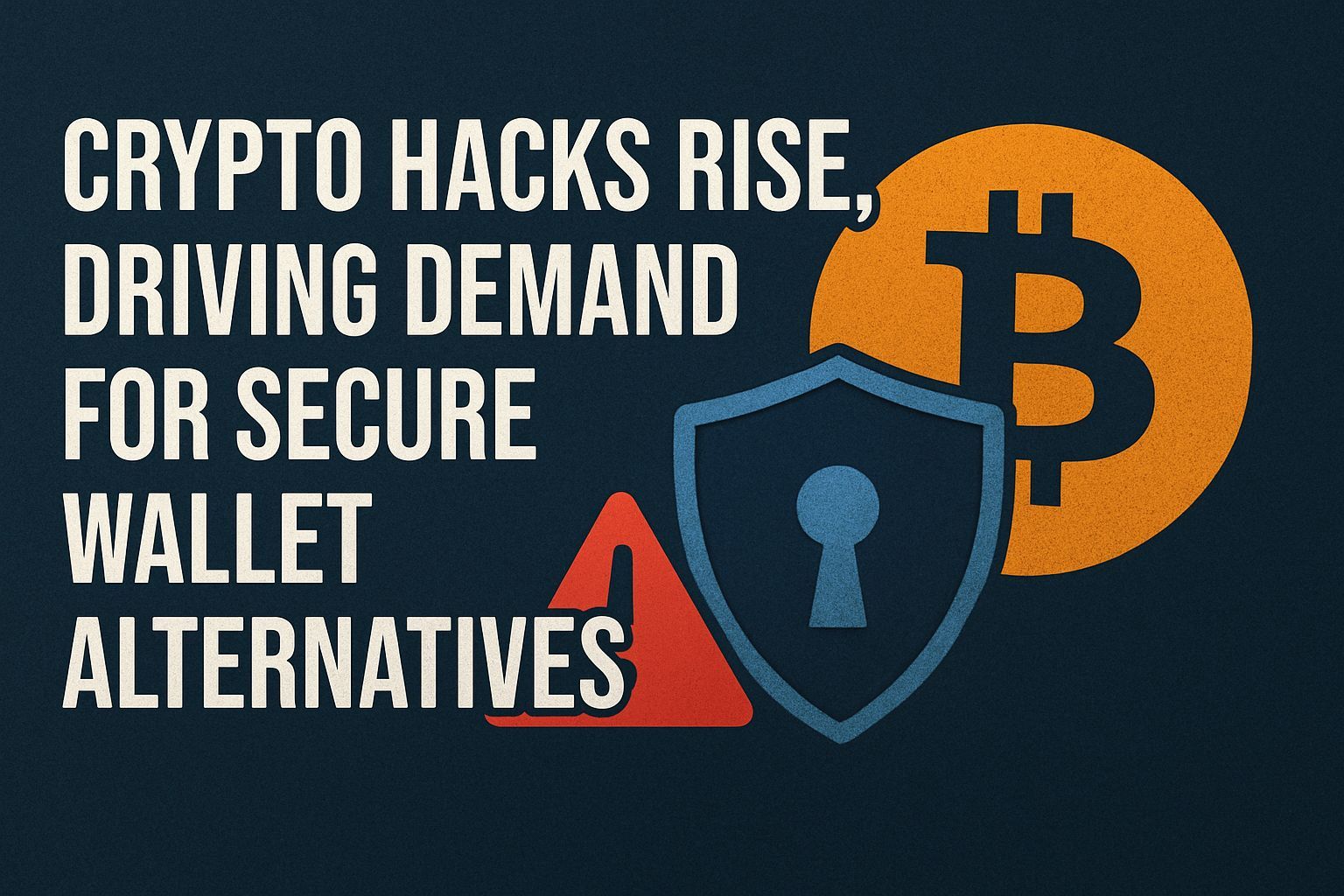 Crypto Hacks Rise, Driving Demand for Secure Wallet Alternatives
