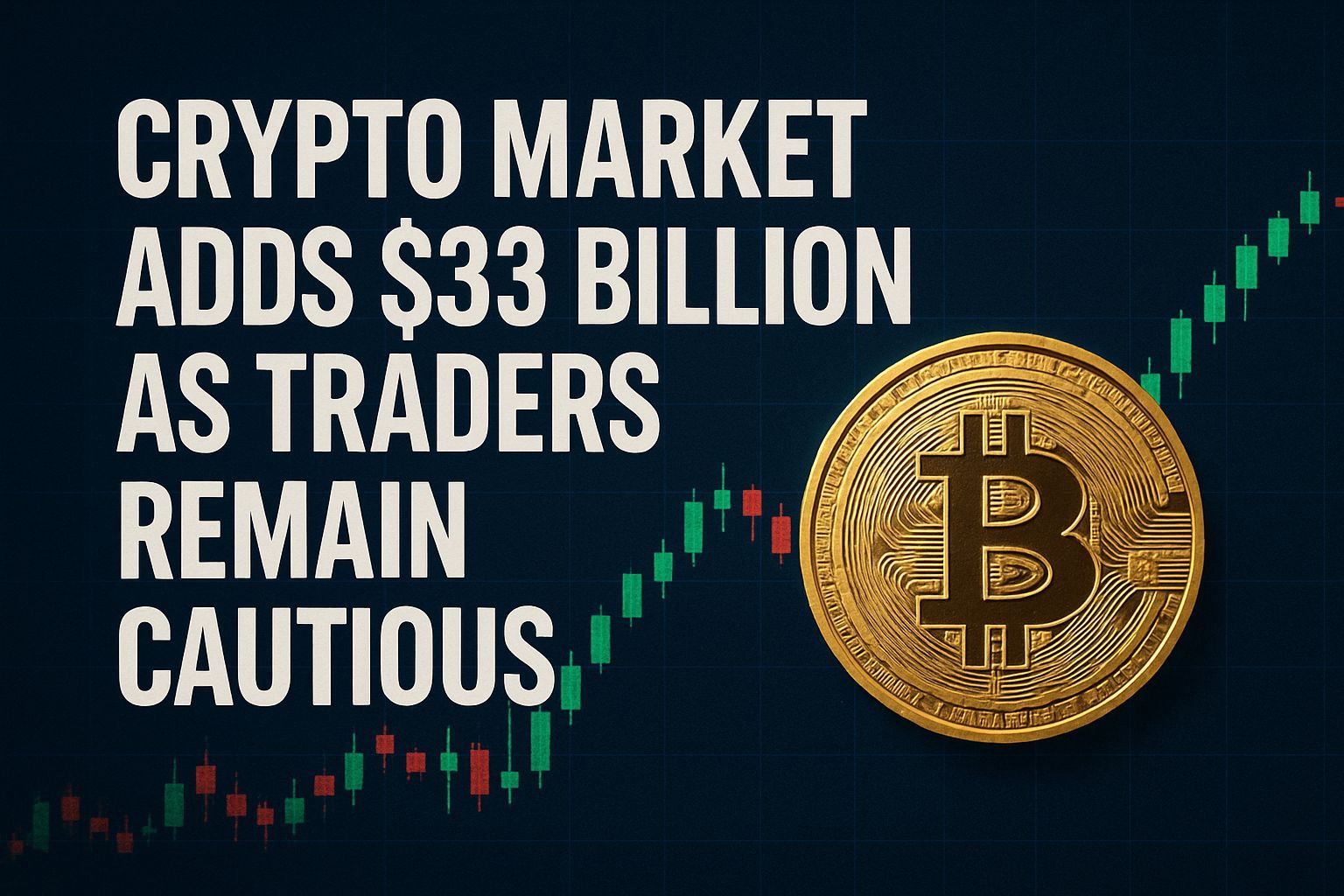 Crypto Market Adds $33 Billion as Traders Remain Cautious