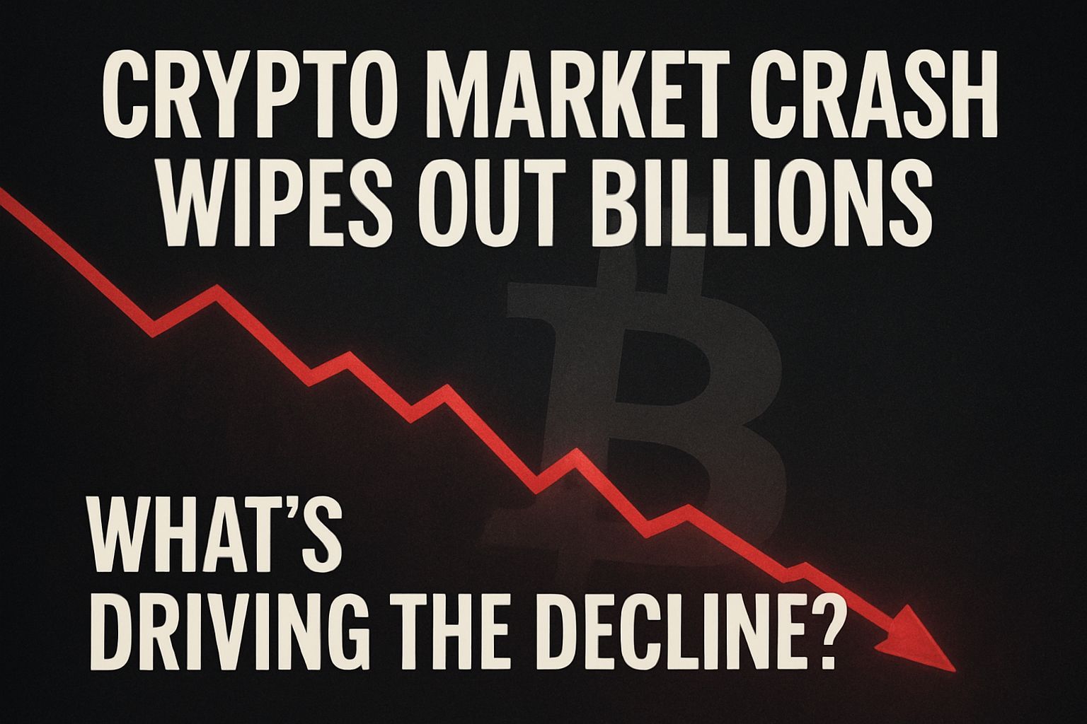 Crypto Market Crash Wipes Out Billions—What’s Driving the Decline?