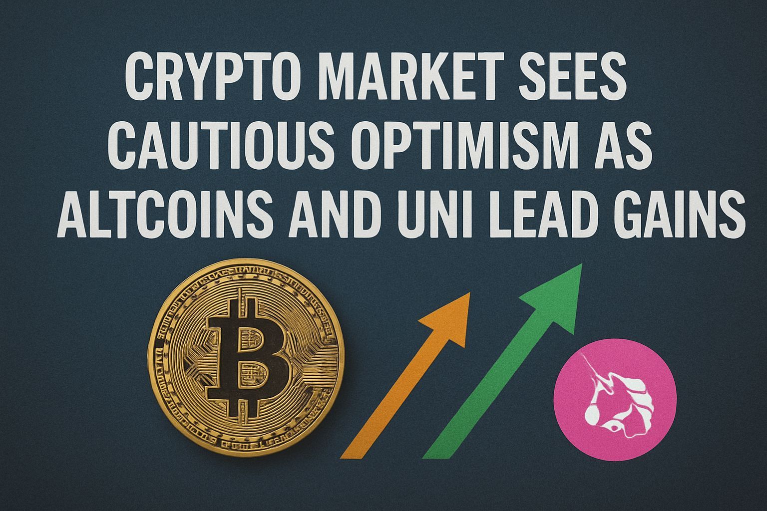 Crypto Market Sees Cautious Optimism as Altcoins and UNI Lead Gains