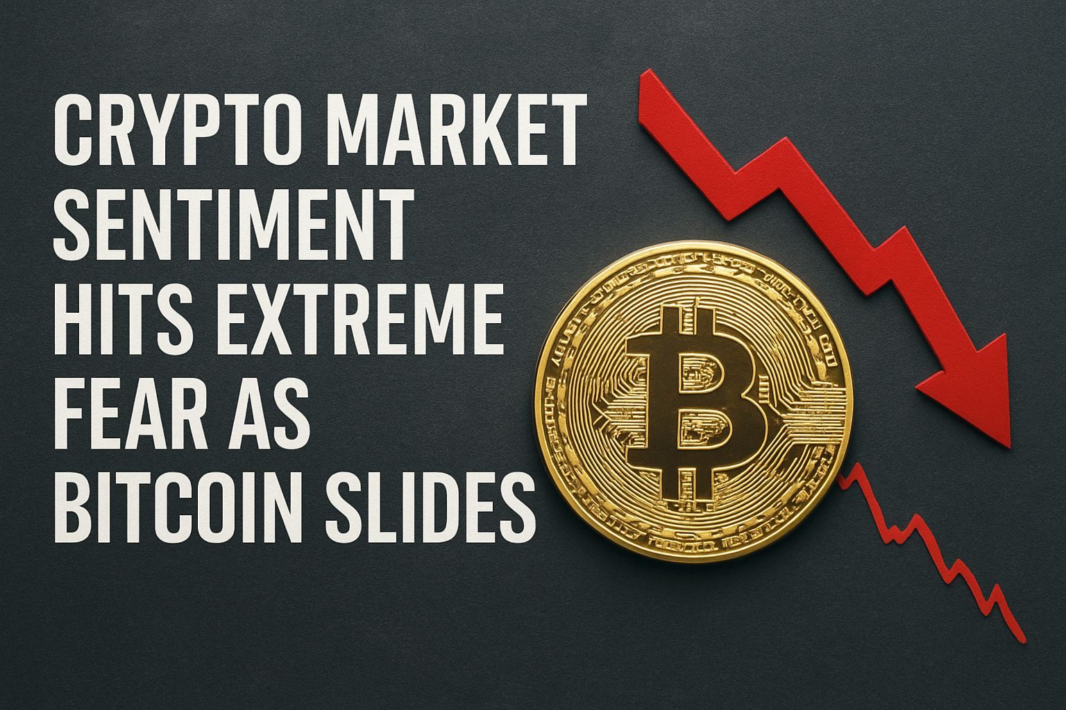 Crypto Market Sentiment Hits ‘Extreme Fear’ as Bitcoin Slides