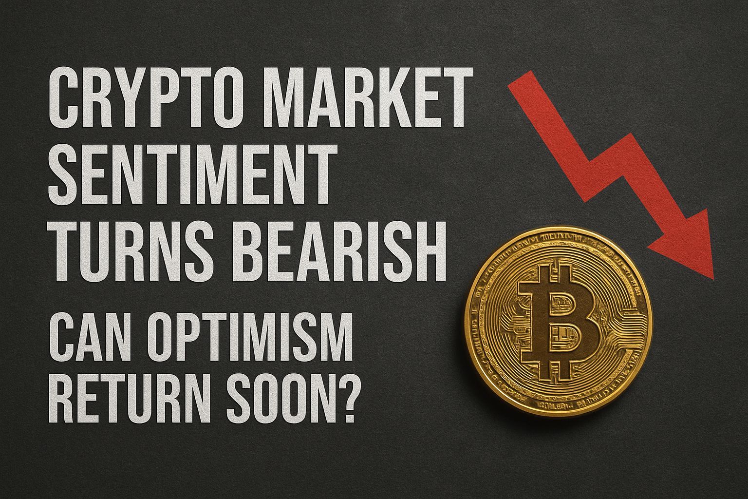 Crypto Market Sentiment Turns Bearish—Can Optimism Return Soon?