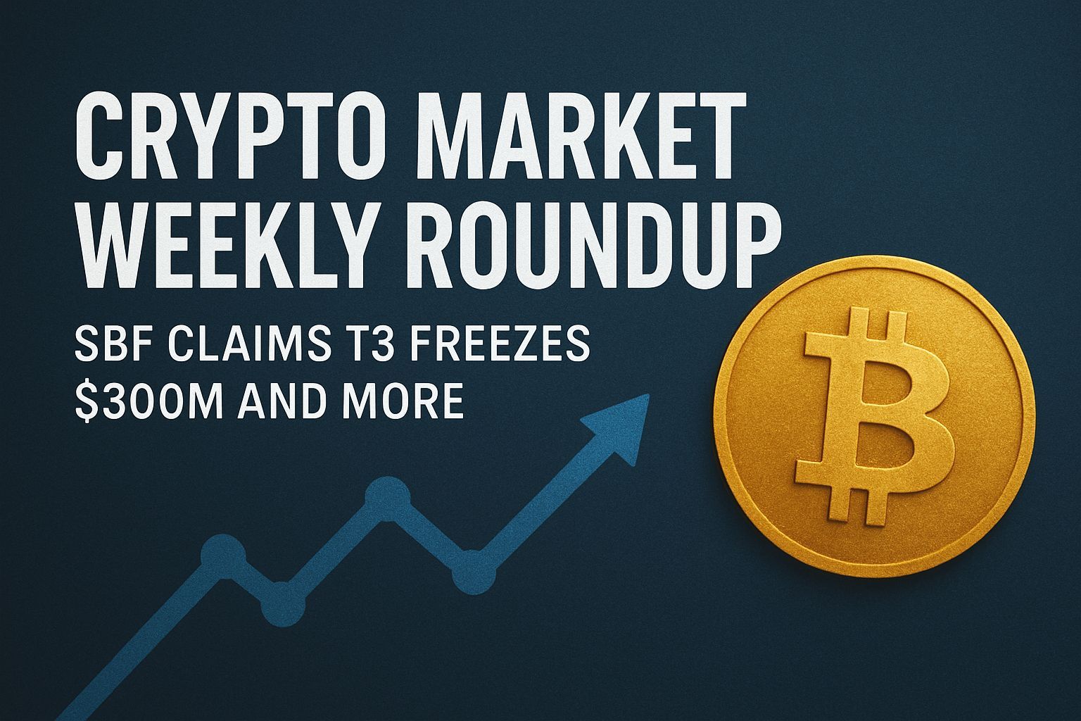 Crypto Market Weekly Roundup: SBF Claims, T3 Freezes $300M, and More