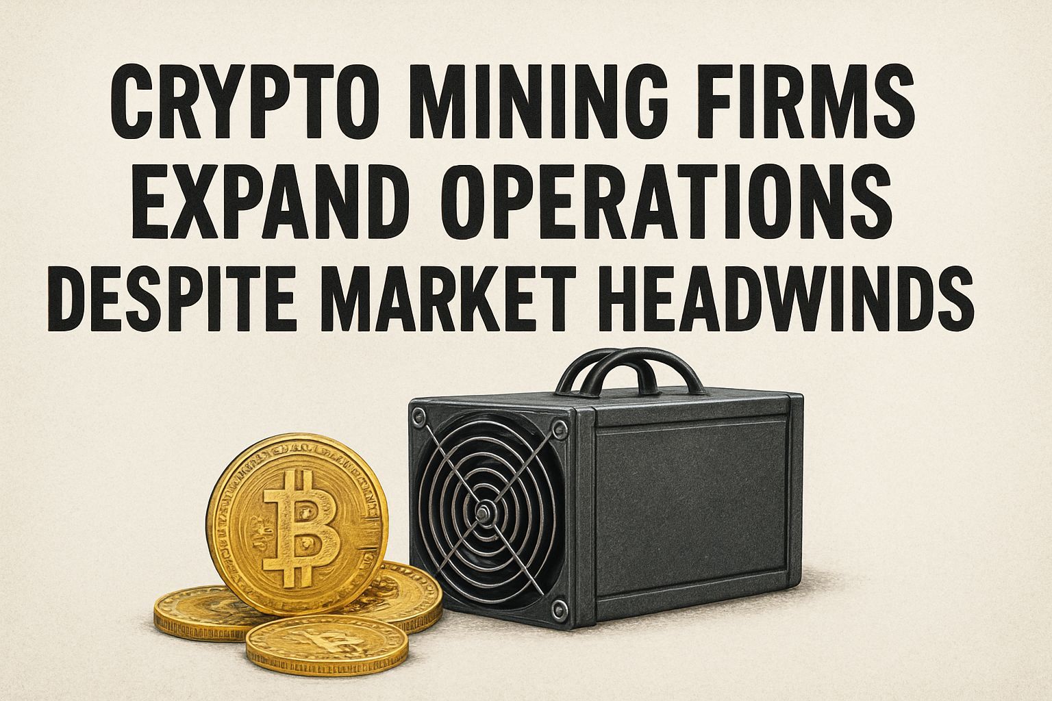 Crypto Mining Firms Expand Operations Despite Market Headwinds