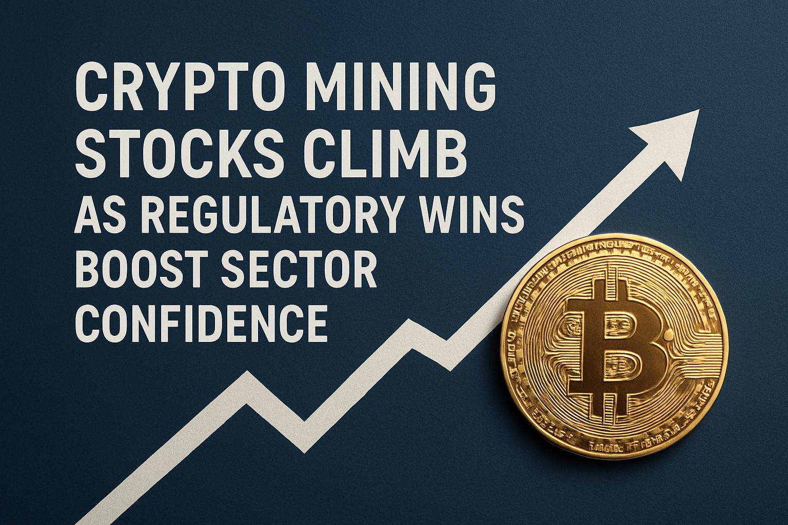 Crypto Mining Stocks Climb as Regulatory Wins Boost Sector Confidence