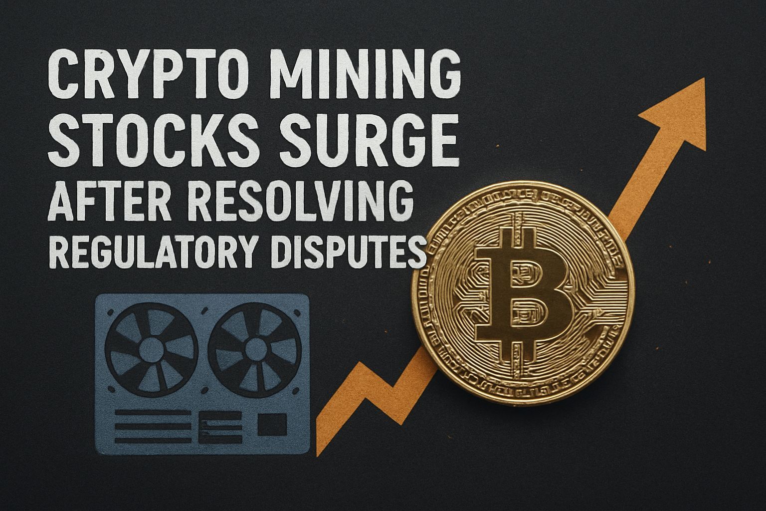 Crypto Mining Stocks Surge After Resolving Regulatory Disputes