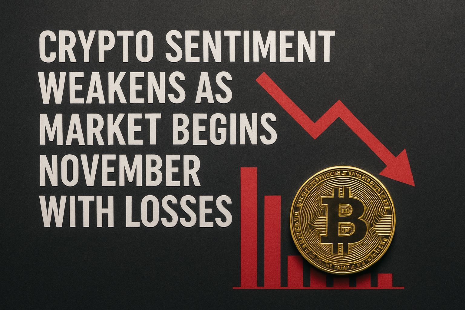Crypto Sentiment Weakens as Market Begins November With Losses
