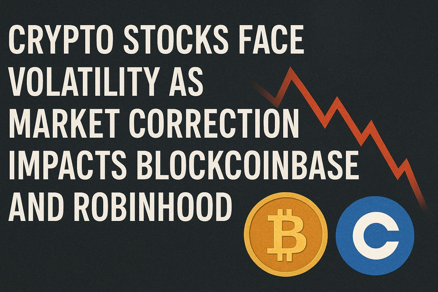 Crypto Stocks Face Volatility as Market Correction Impacts Block, Coinbase, and Robinhood