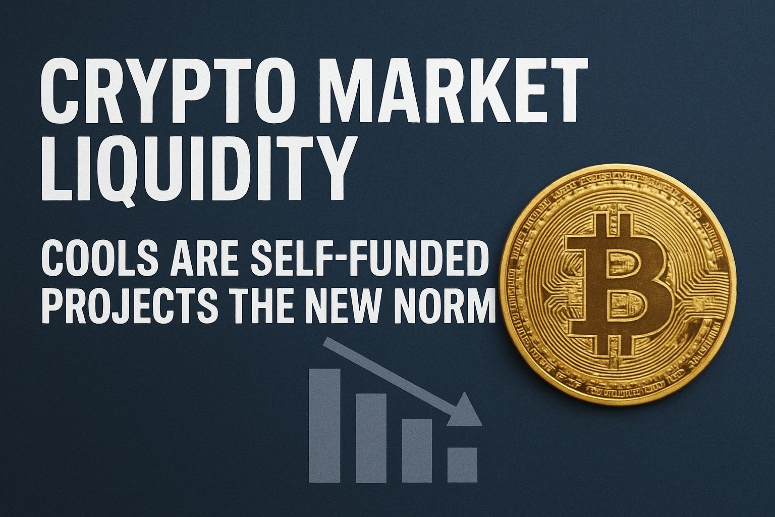 Crypto market liquidity cools—are self-funded projects the new norm?