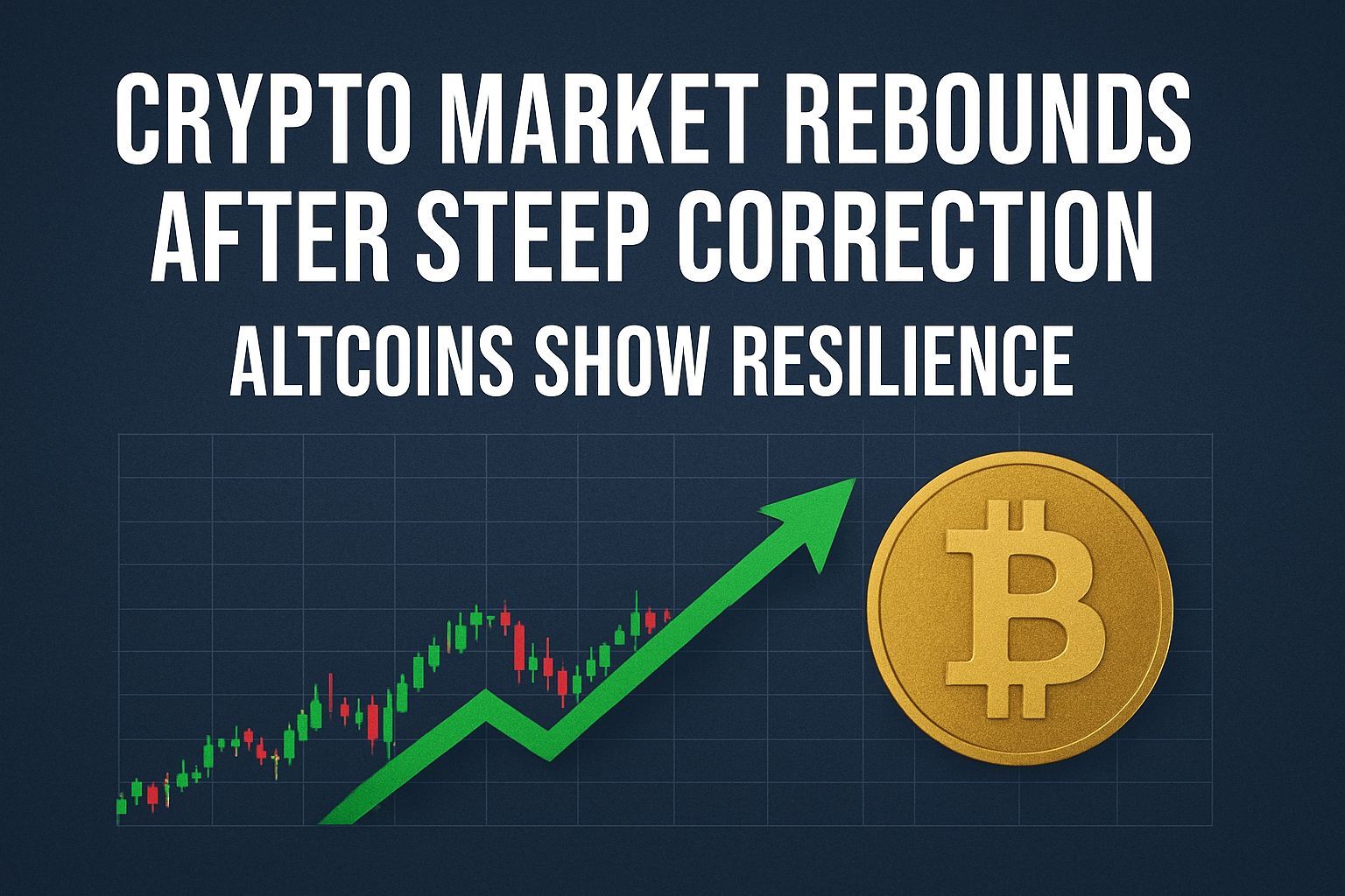 Crypto market rebounds after steep correction, altcoins show resilience