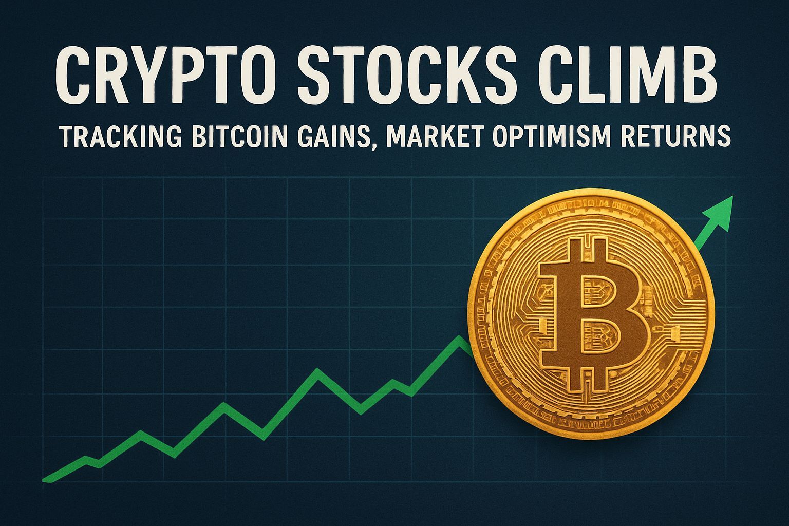Crypto stocks climb tracking Bitcoin gains, market optimism returns