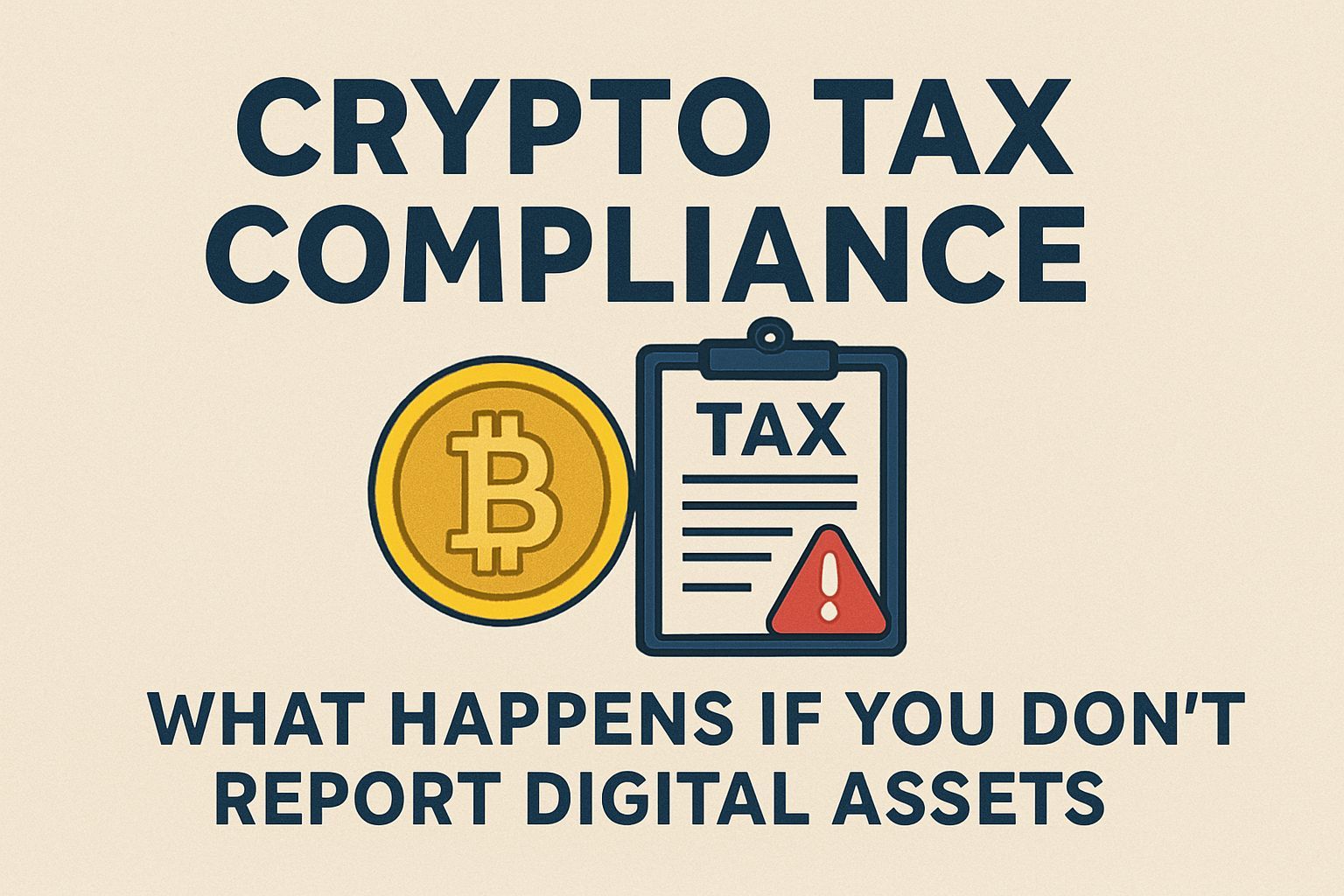 Crypto tax compliance: What happens if you don’t report digital assets?