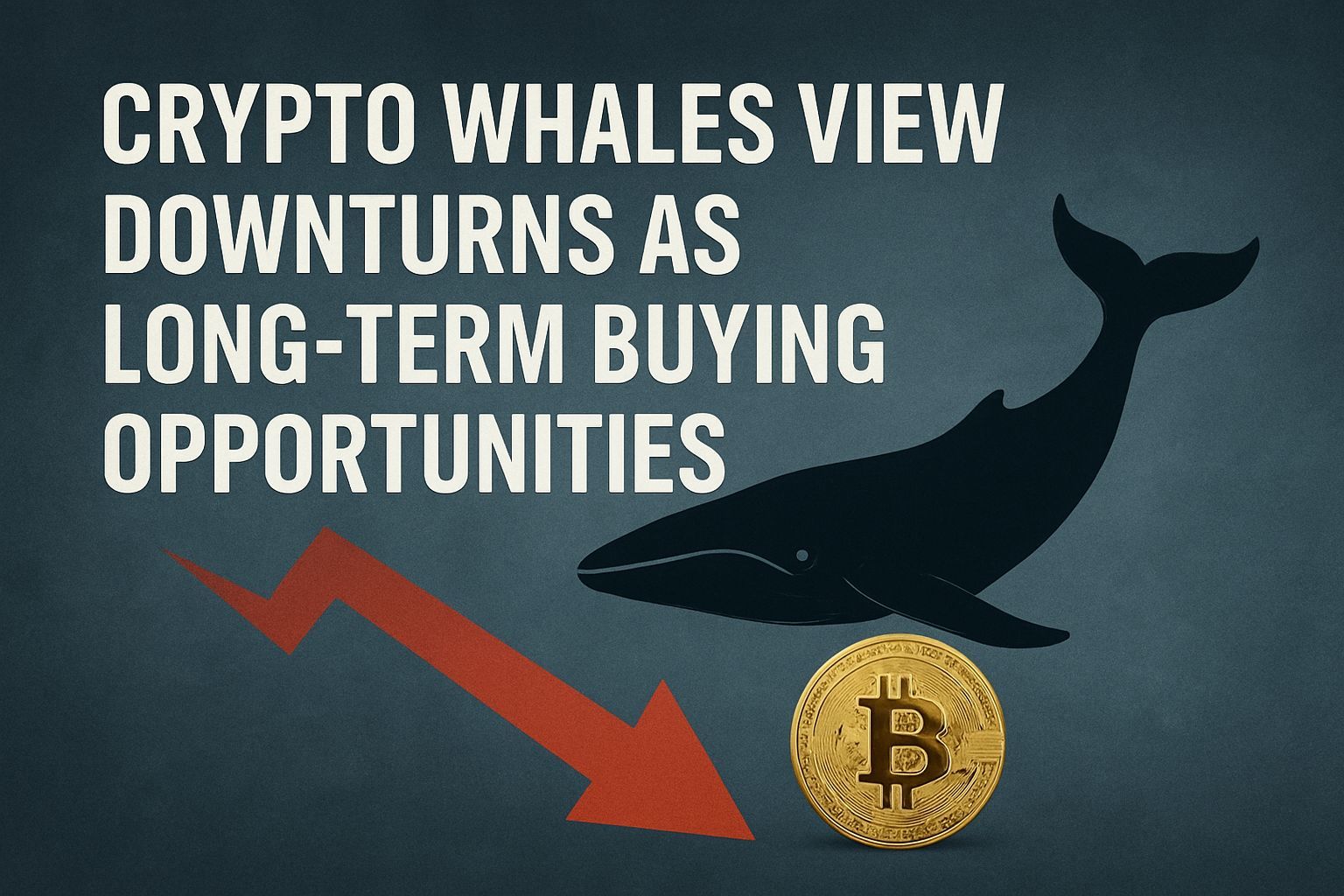 Crypto whales view downturns as long-term buying opportunities