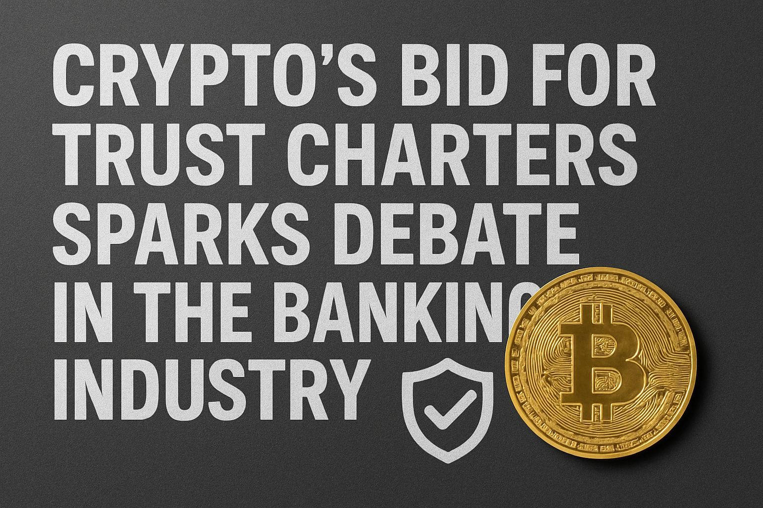 Crypto’s bid for trust charters sparks debate in the banking industry