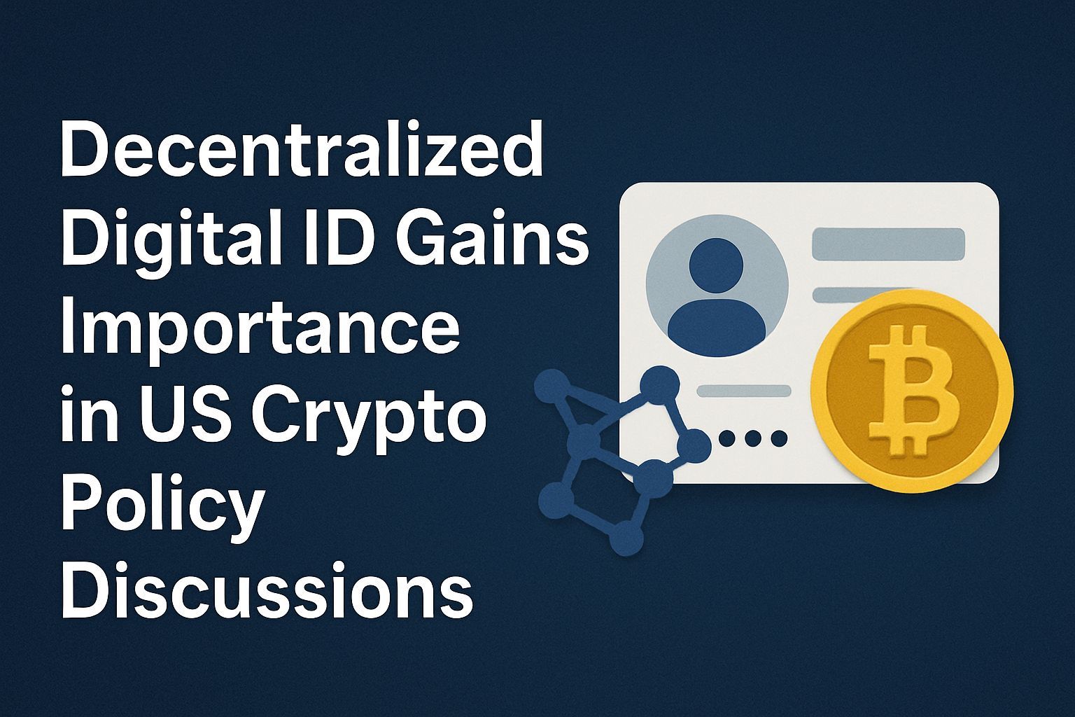 Decentralized Digital ID Gains Importance in US Crypto Policy Discussions