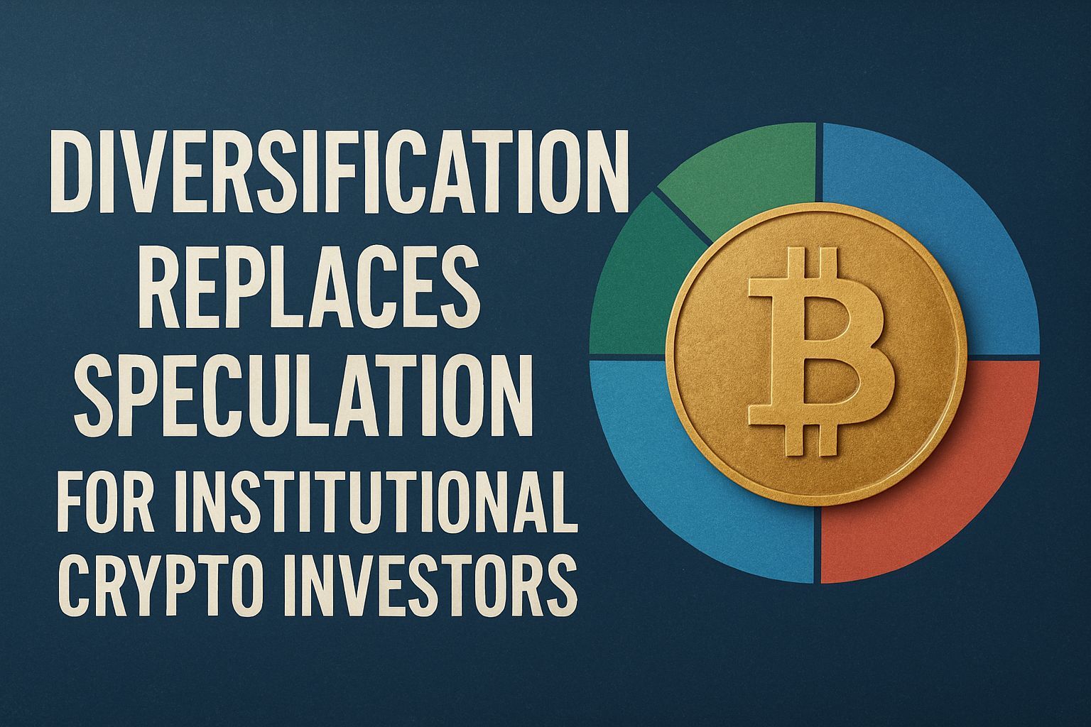 Diversification Replaces Speculation for Institutional Crypto Investors