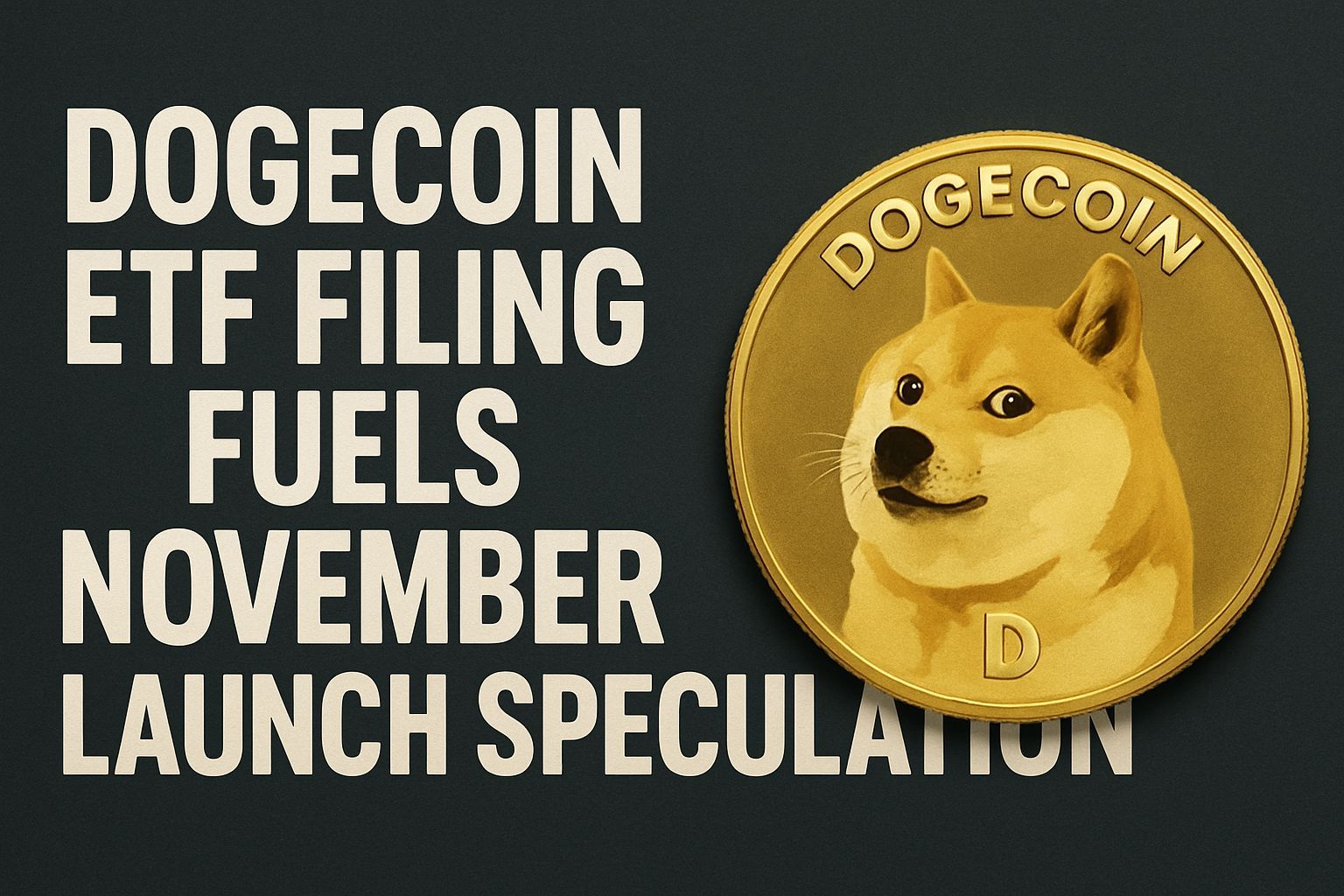 Dogecoin ETF Filing Fuels November Launch Speculation