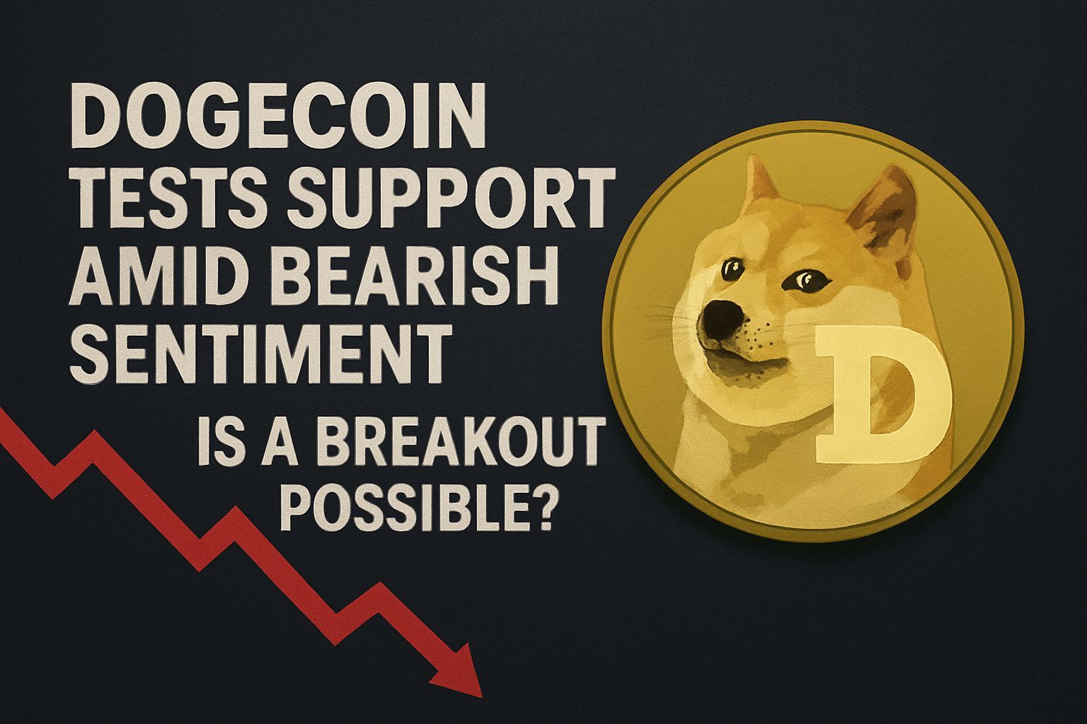 Dogecoin Tests Support Amid Bearish Sentiment—Is a Breakout Possible?