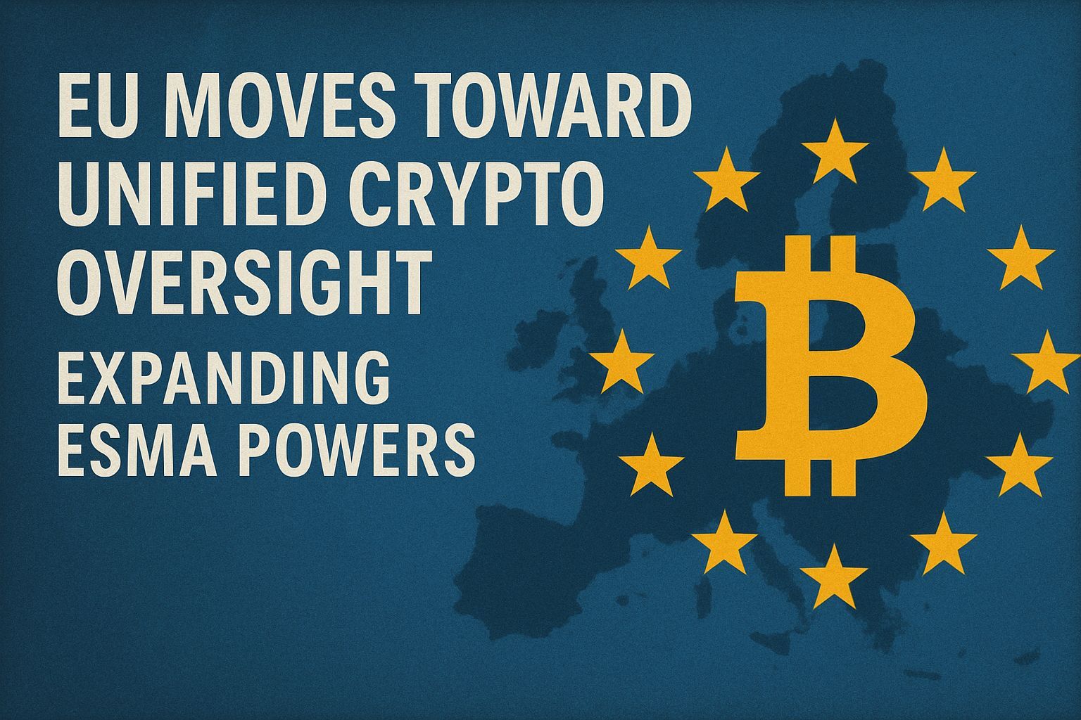 EU Moves Toward Unified Crypto Oversight, Expanding ESMA Powers