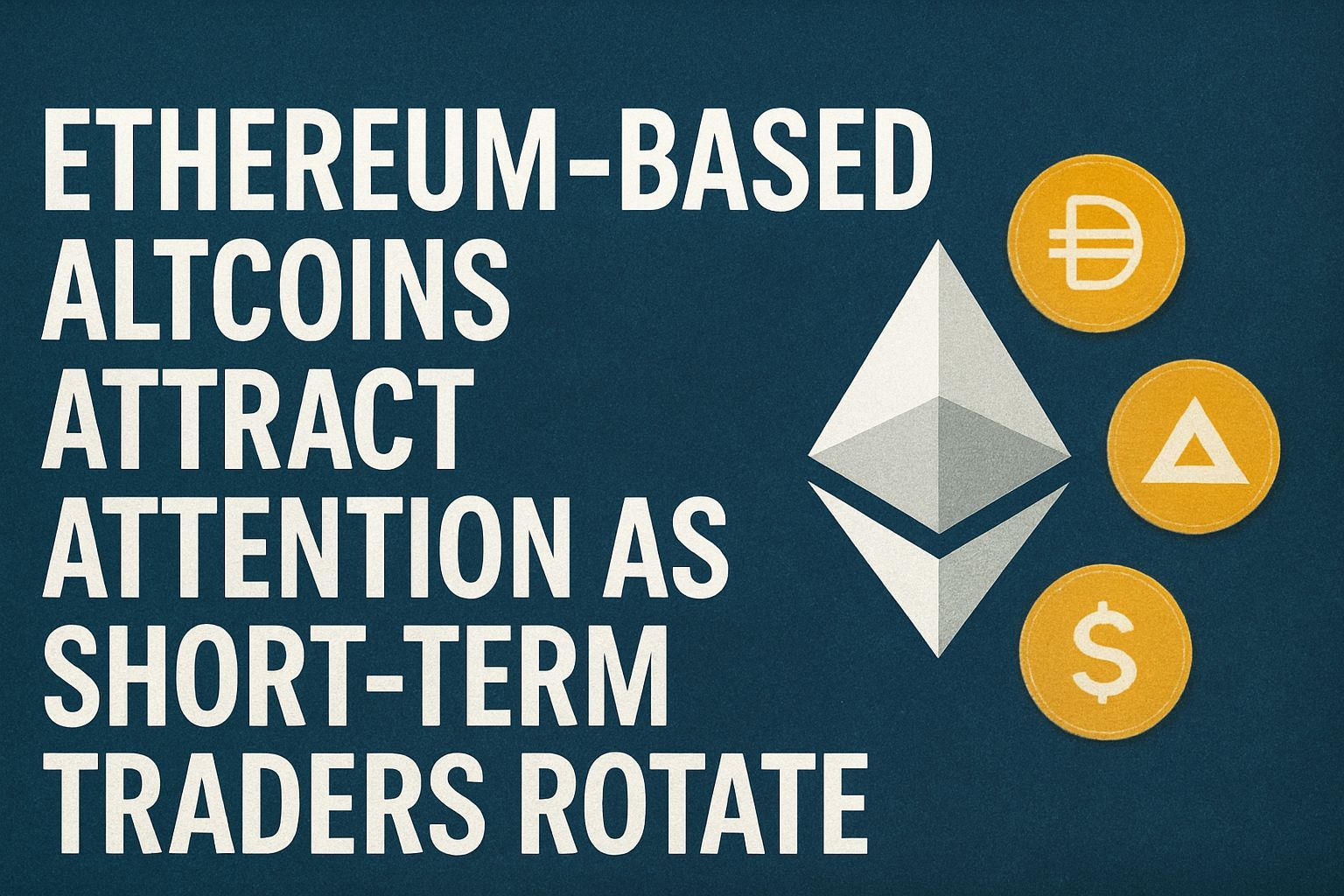 Ethereum-based altcoins attract attention as short-term traders rotate