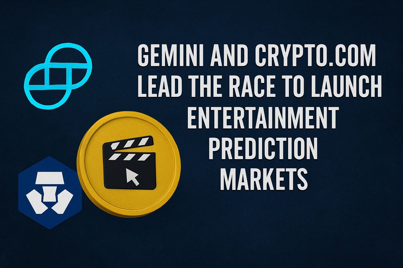 Gemini and Crypto.com lead the race to launch entertainment prediction markets