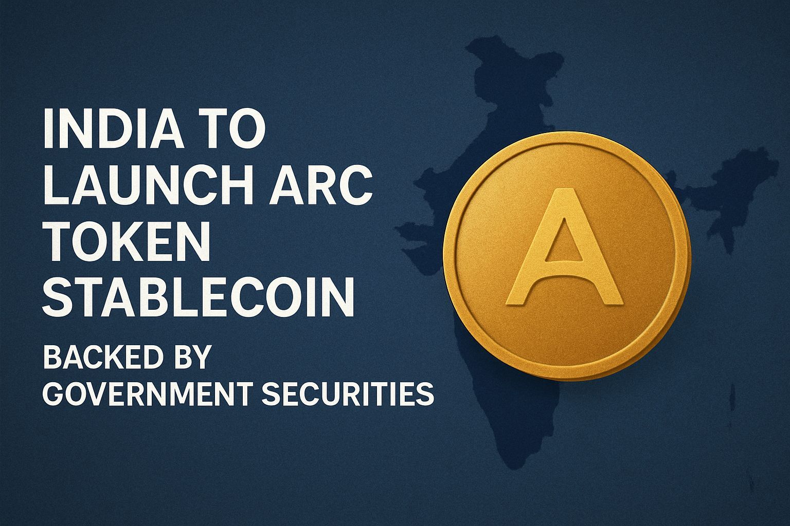 India to launch ARC token stablecoin backed by government securities