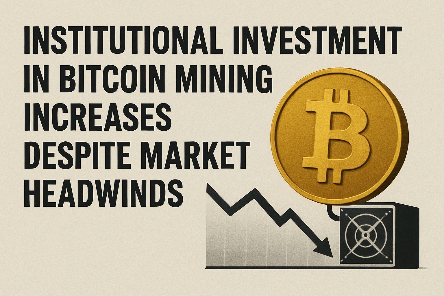 Institutional investment in Bitcoin mining increases despite market headwinds