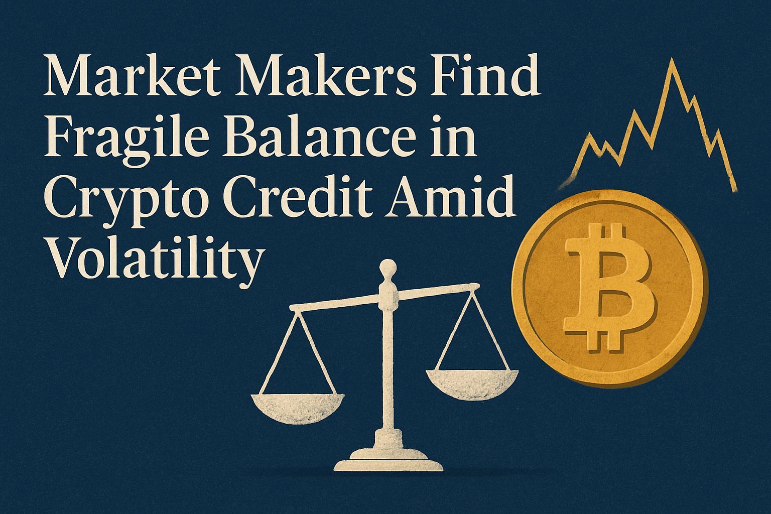 Market Makers Find Fragile Balance in Crypto Credit Amid Volatility