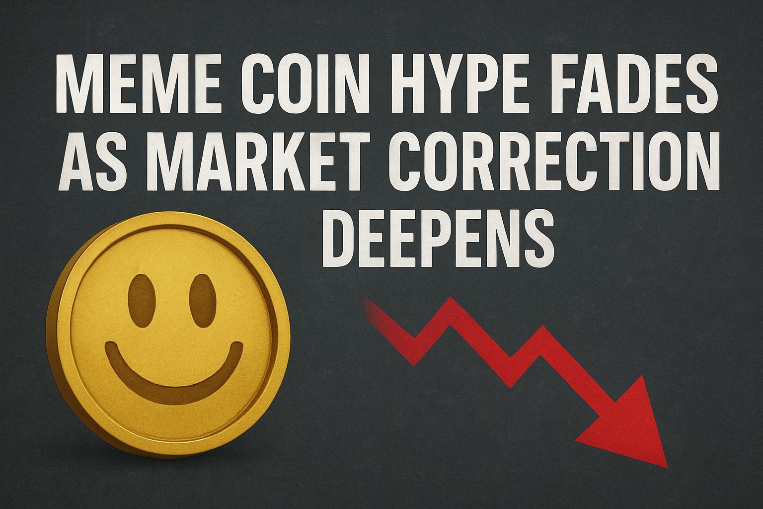 Meme Coin Hype Fades as Market Correction Deepens