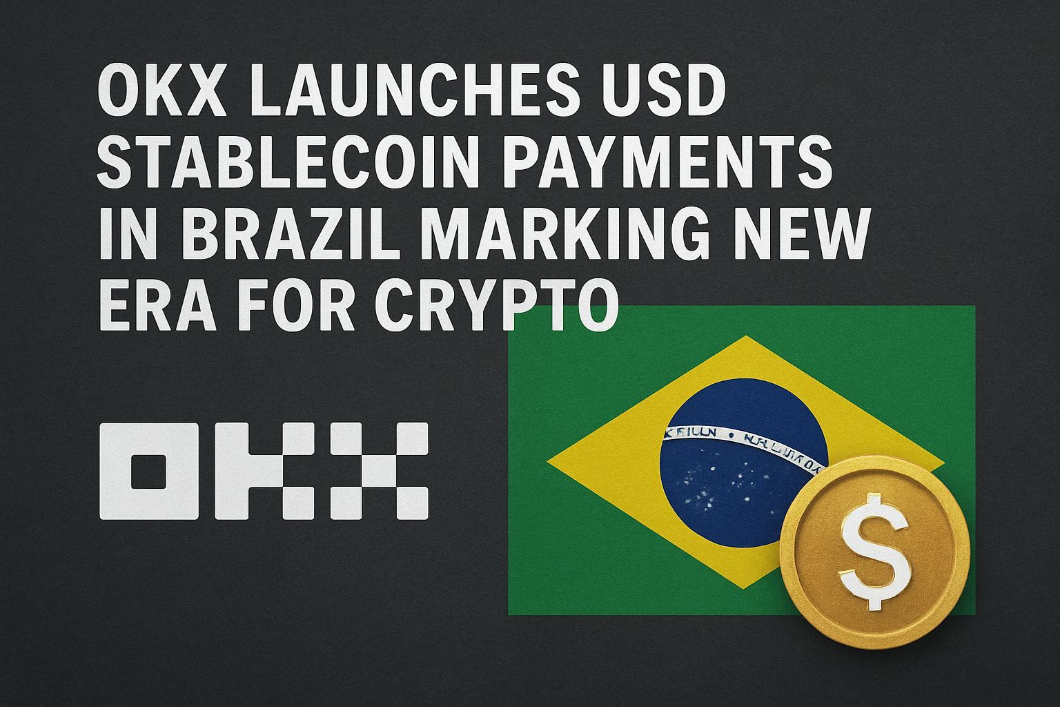 OKX Launches USD Stablecoin Payments in Brazil, Marking New Era for Crypto