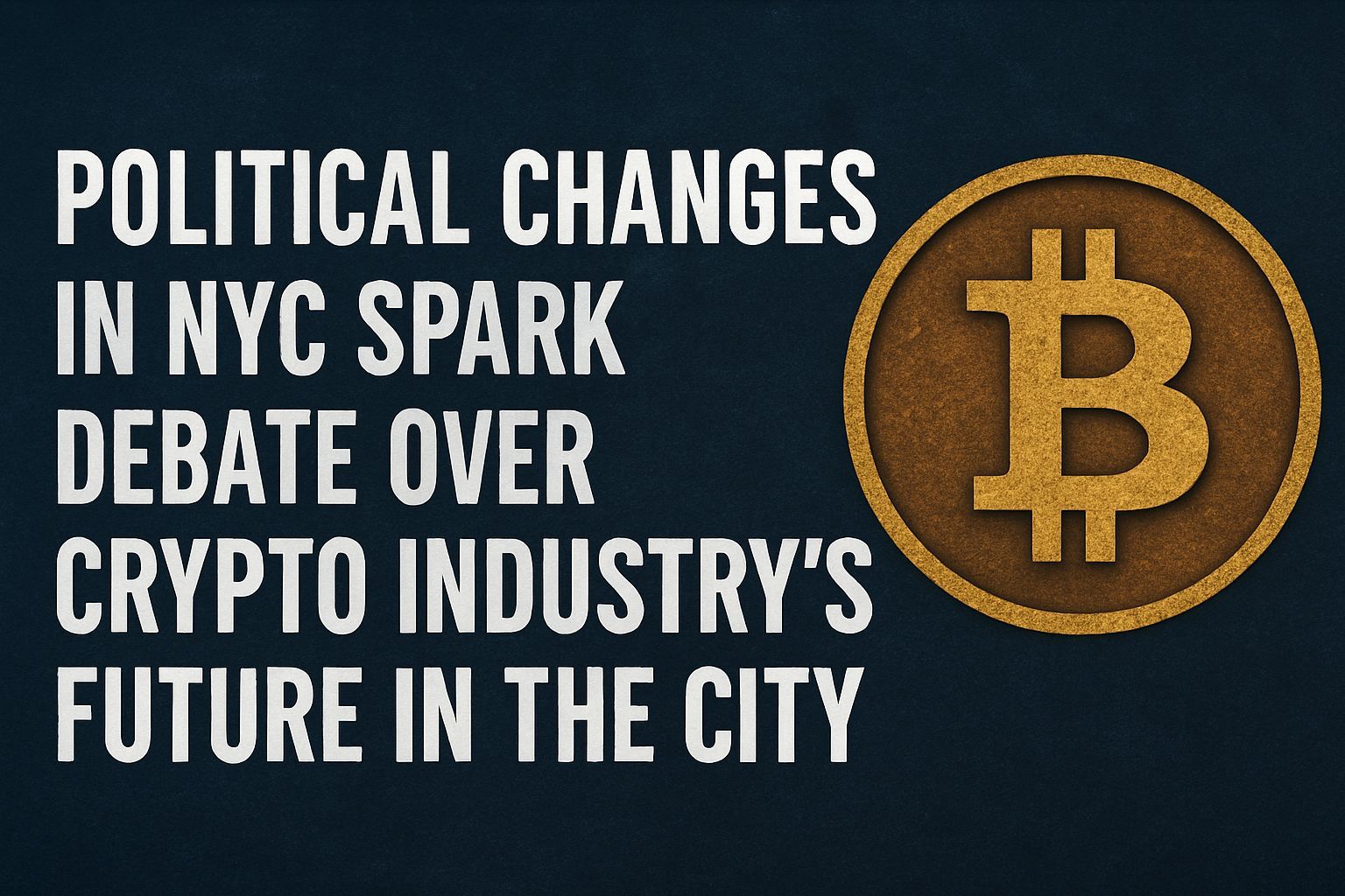 Political changes in NYC spark debate over crypto industry’s future in the city