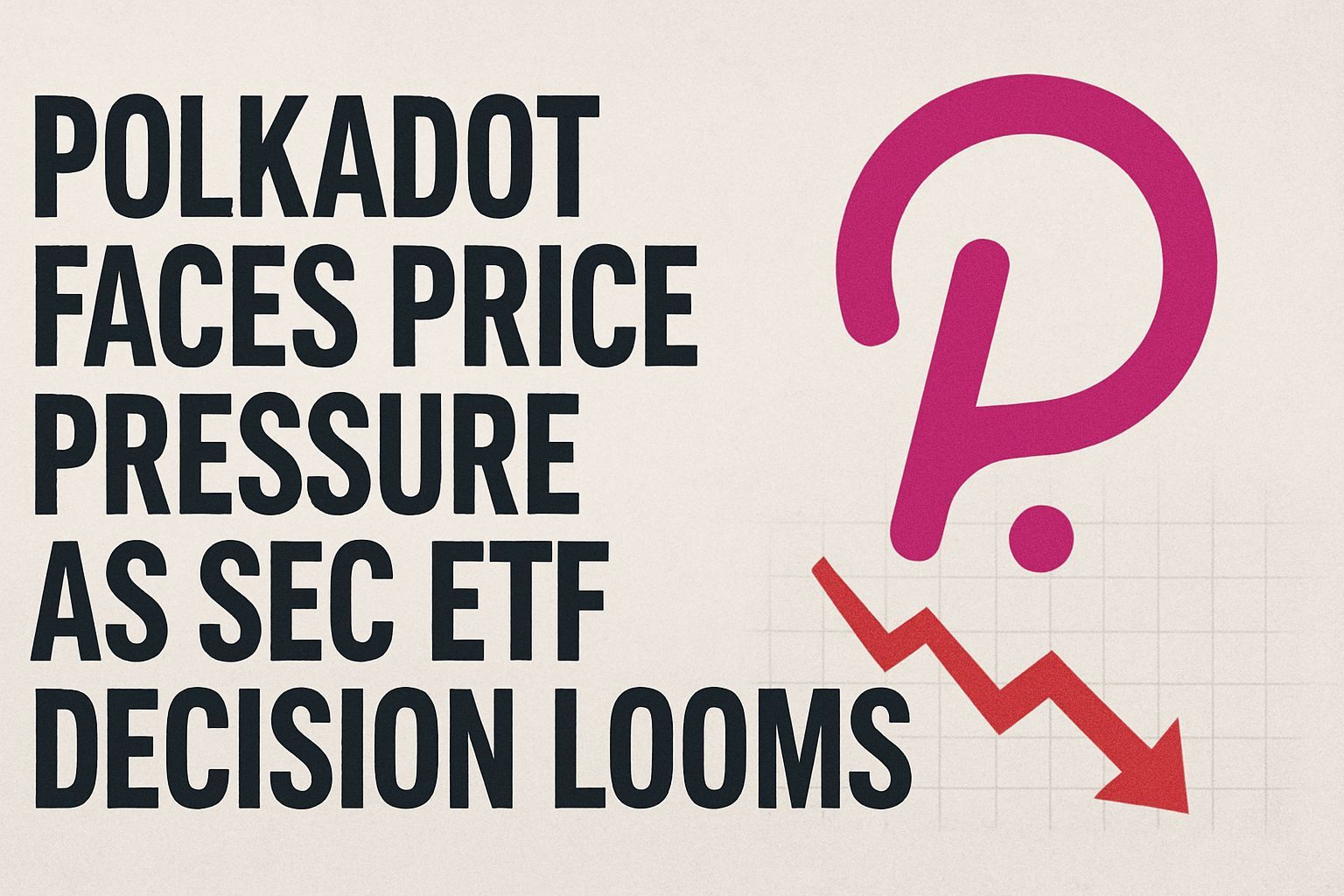 Polkadot Faces Price Pressure as SEC ETF Decision Looms