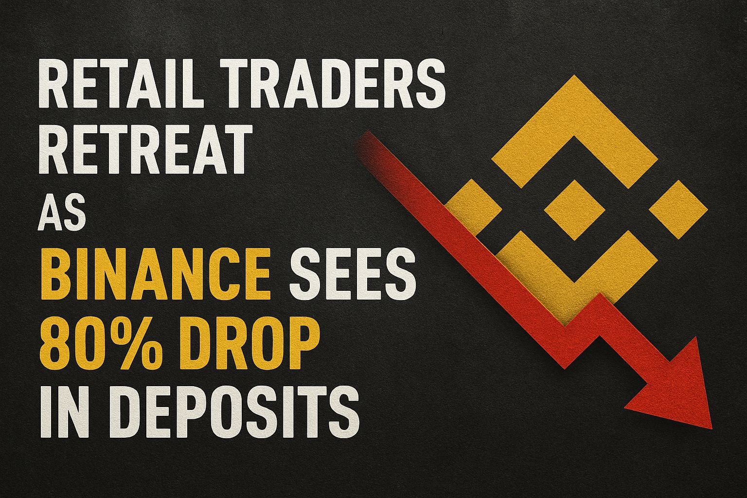 Retail Traders Retreat as Binance Sees 80% Drop in Deposits