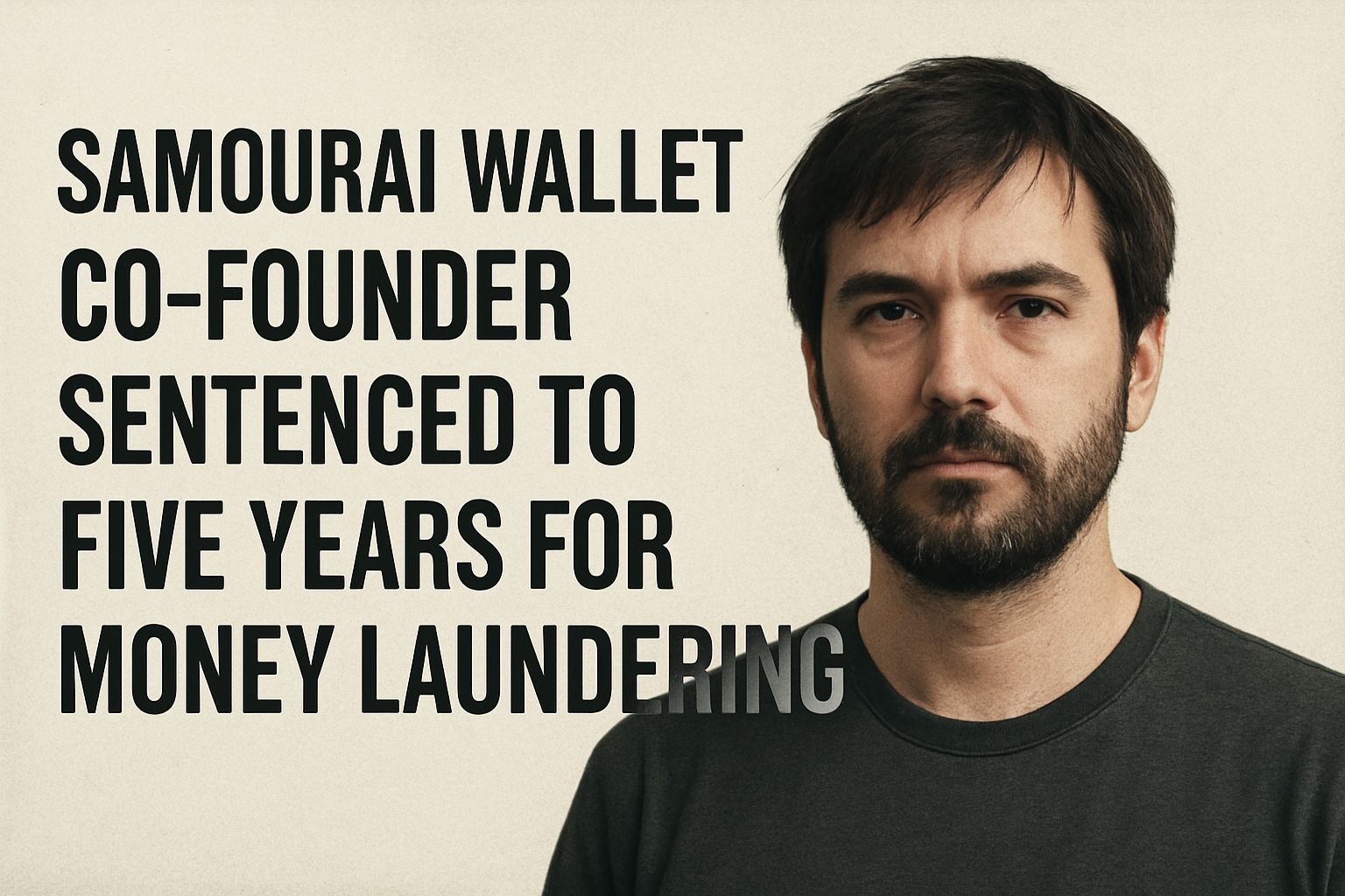 Samourai Wallet co-founder sentenced to five years for money laundering