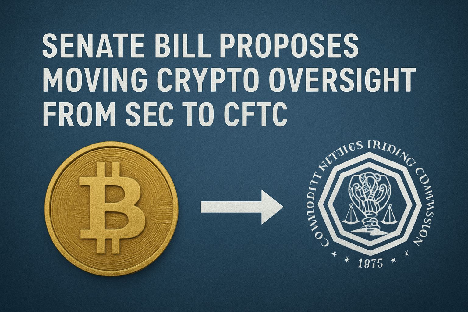 Senate Bill Proposes Moving Crypto Oversight From SEC to CFTC