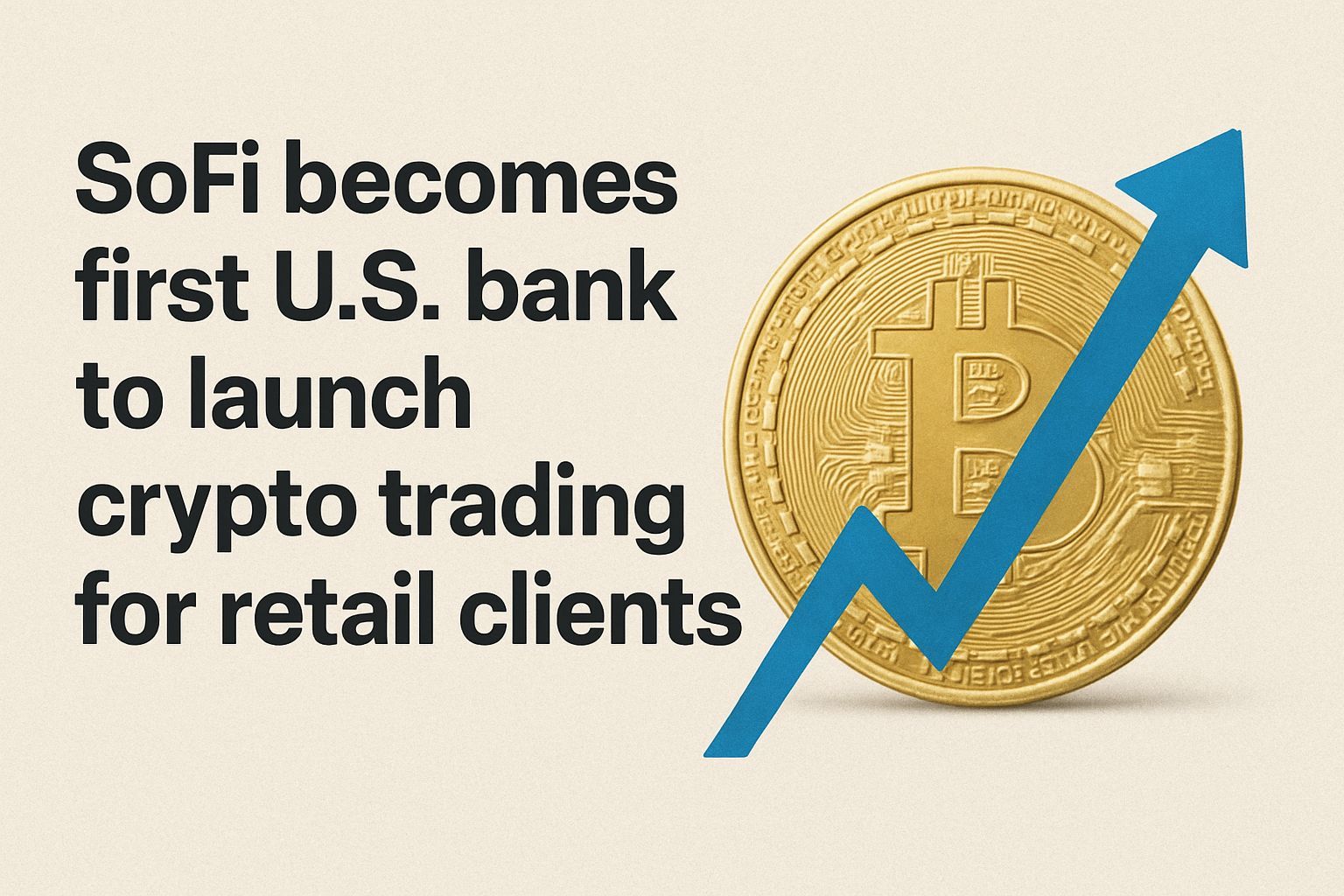 SoFi Becomes First U.S. Bank to Launch Crypto Trading for Retail Clients
