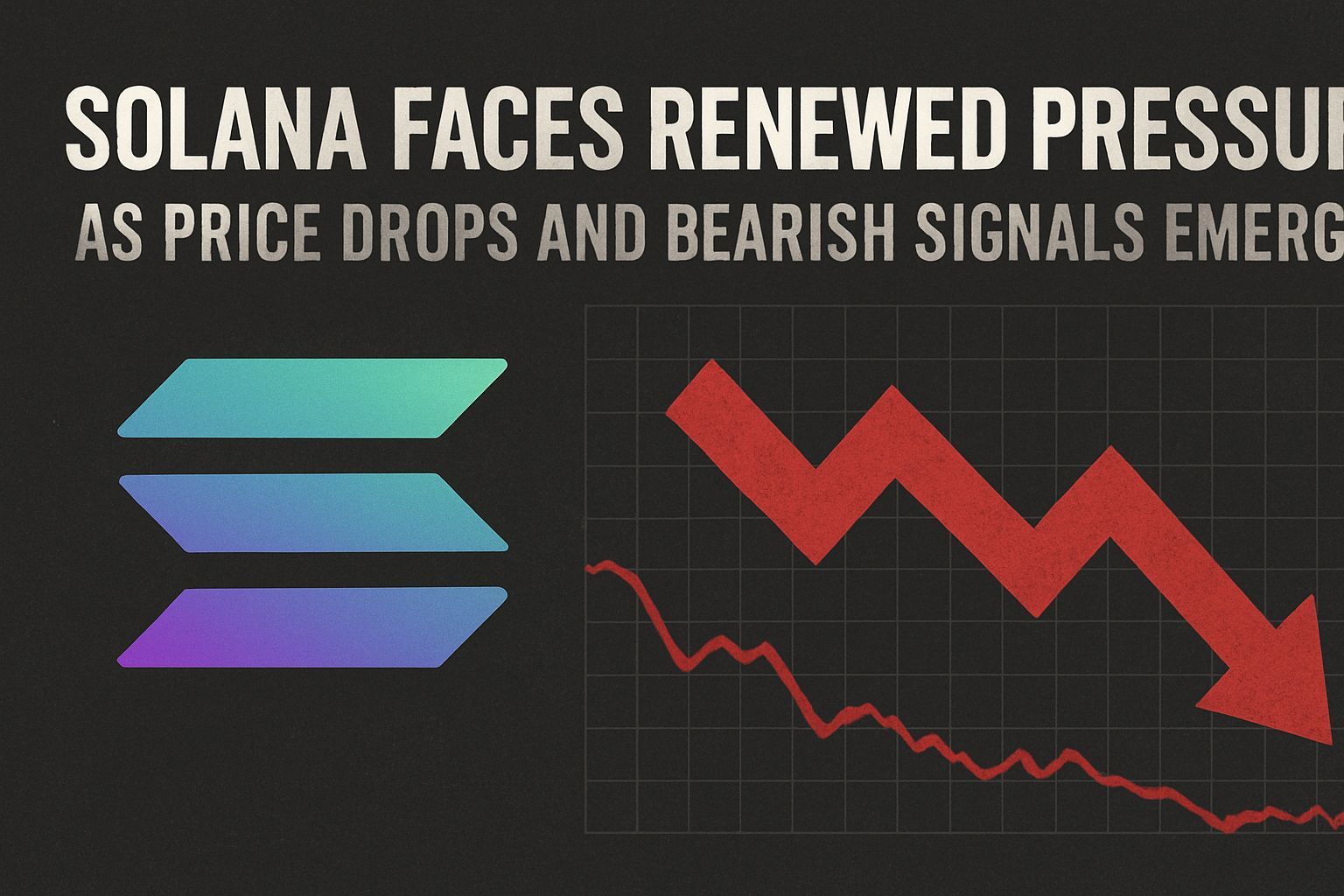 Solana faces renewed pressure as price drops and bearish signals emerge