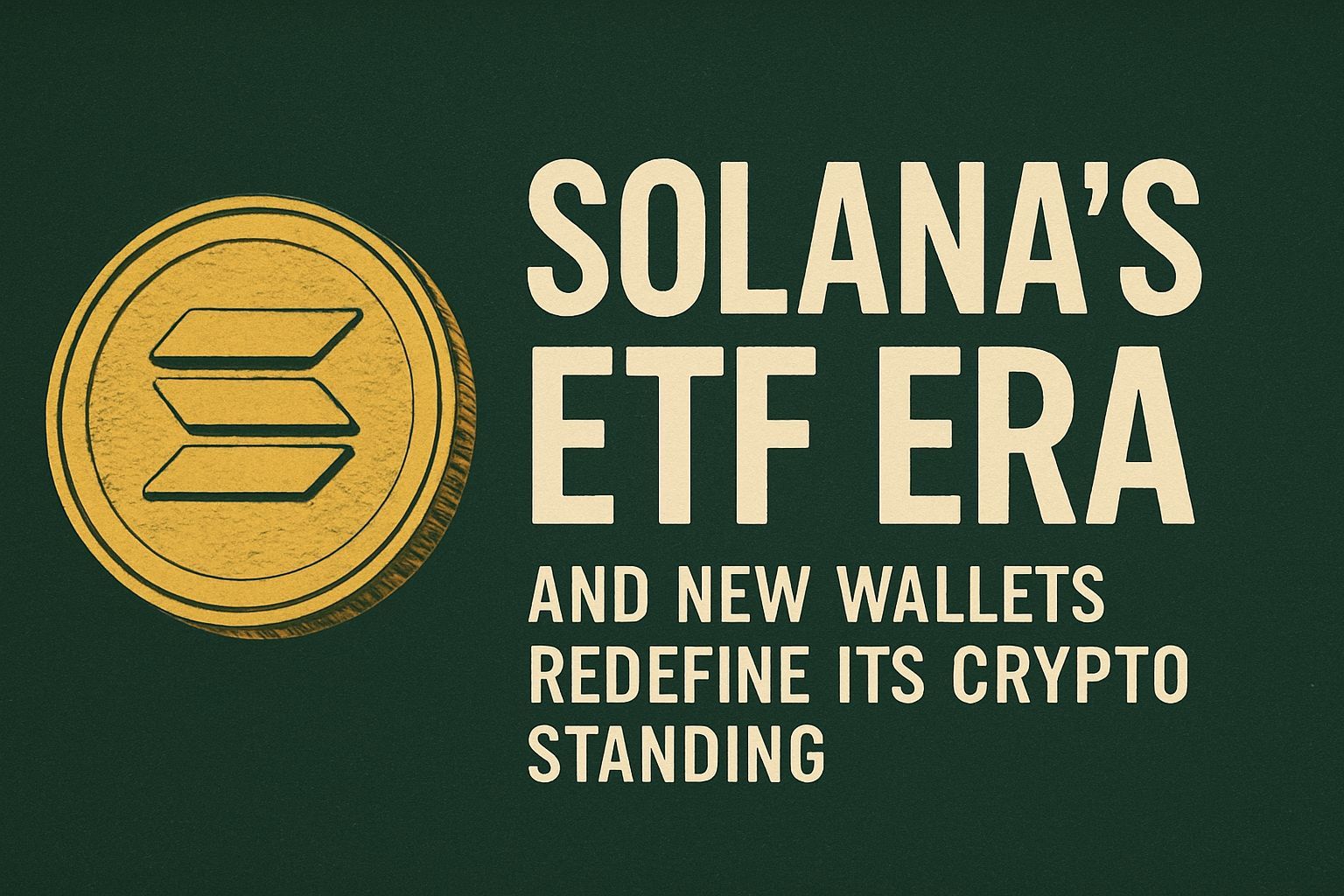 Solana’s ETF Era and New Wallets Redefine Its Crypto Standing