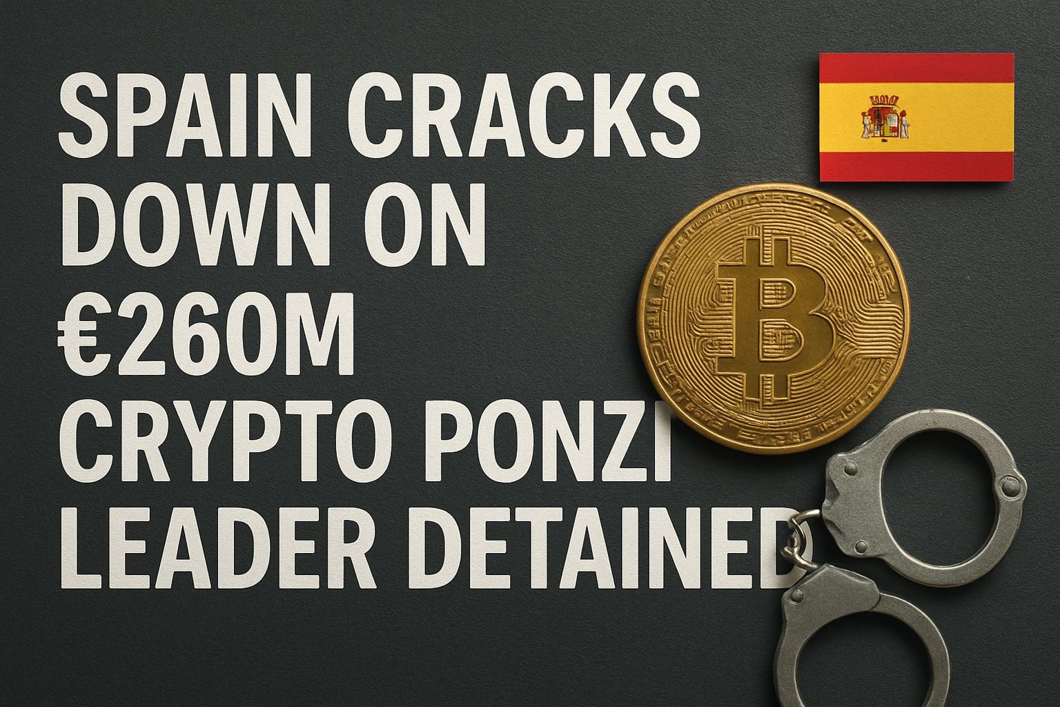 Spain Cracks Down on €260M Crypto Ponzi, Leader Detained