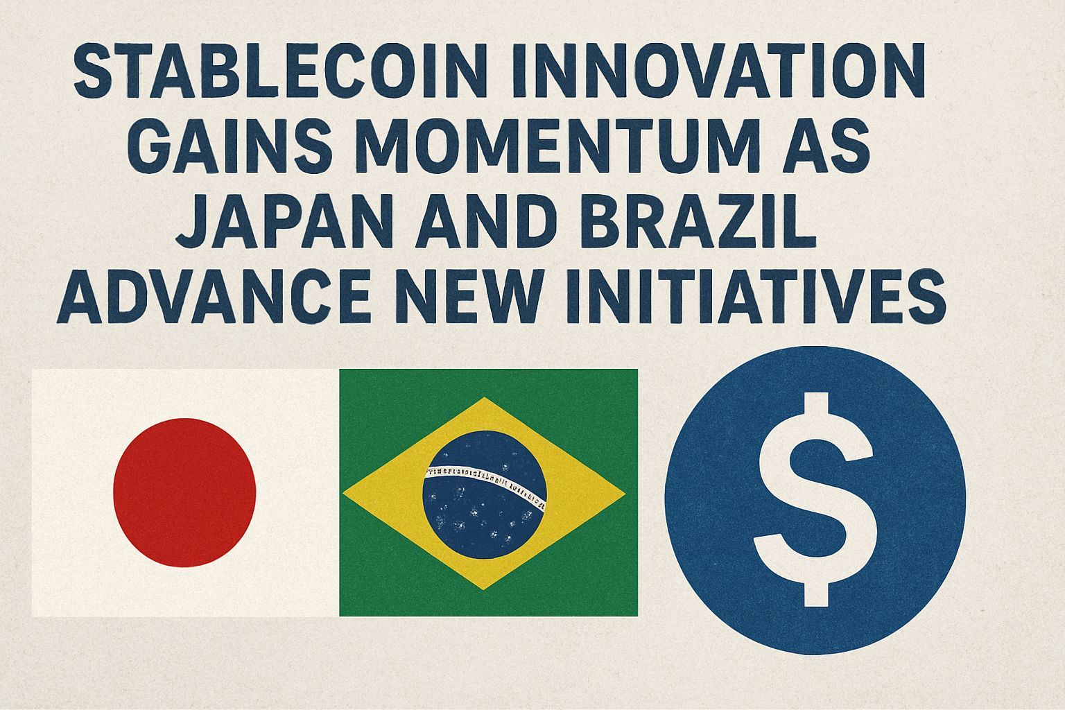 Stablecoin Innovation Gains Momentum as Japan and Brazil Advance New Initiatives
