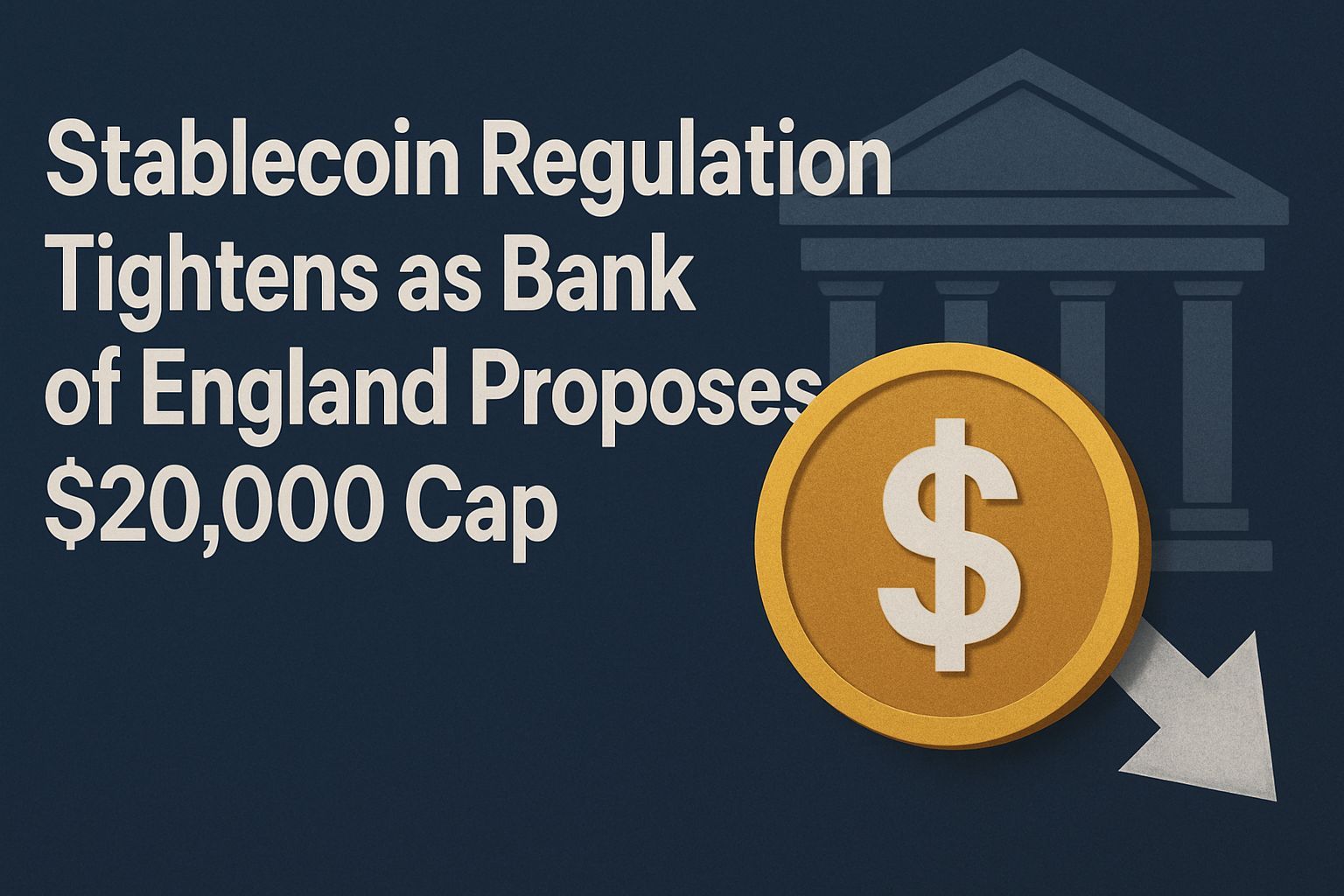 Stablecoin Regulation Tightens as Bank of England Proposes £20,000 Cap