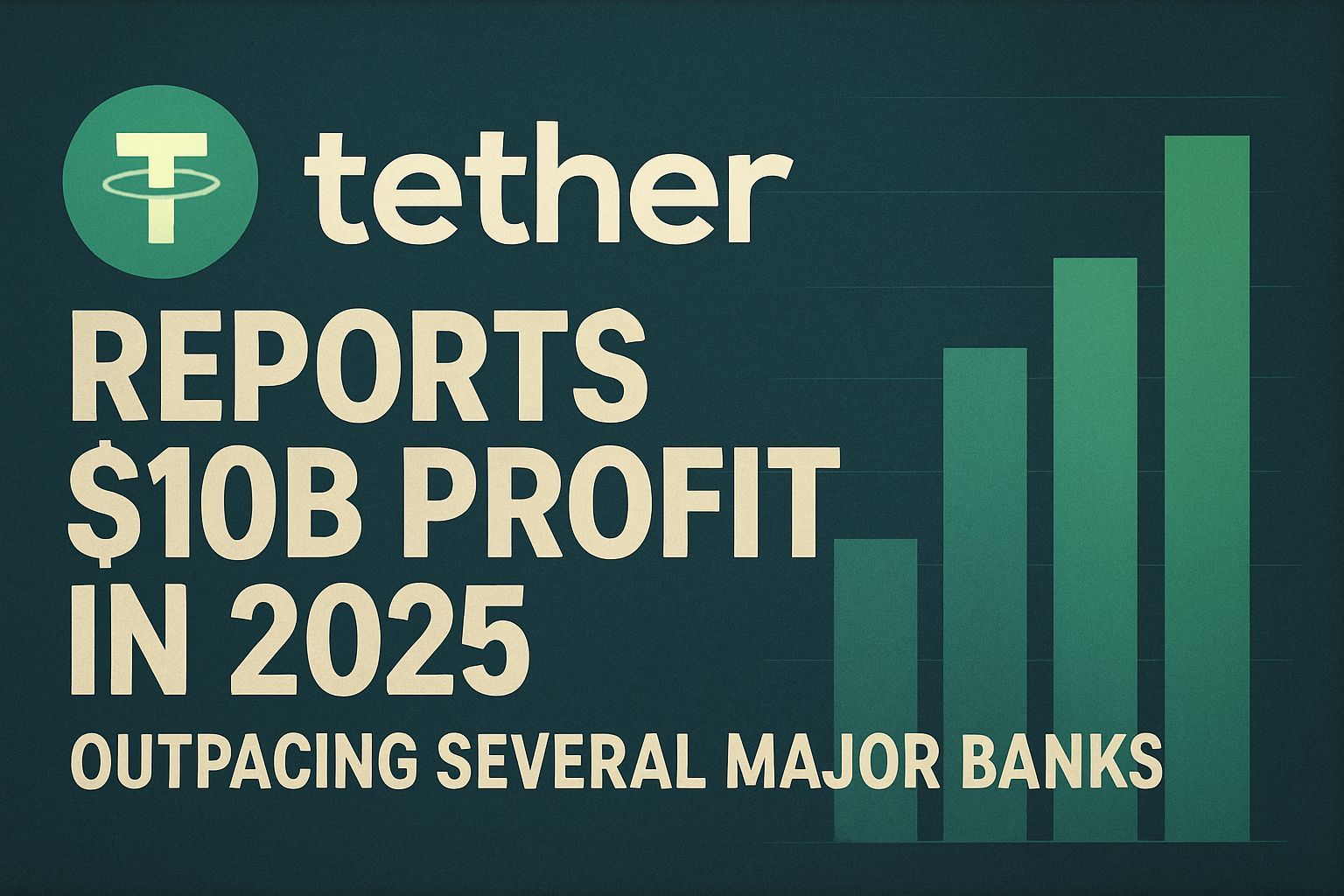Tether Reports $10B Profit in 2025, Outpacing Several Major Banks