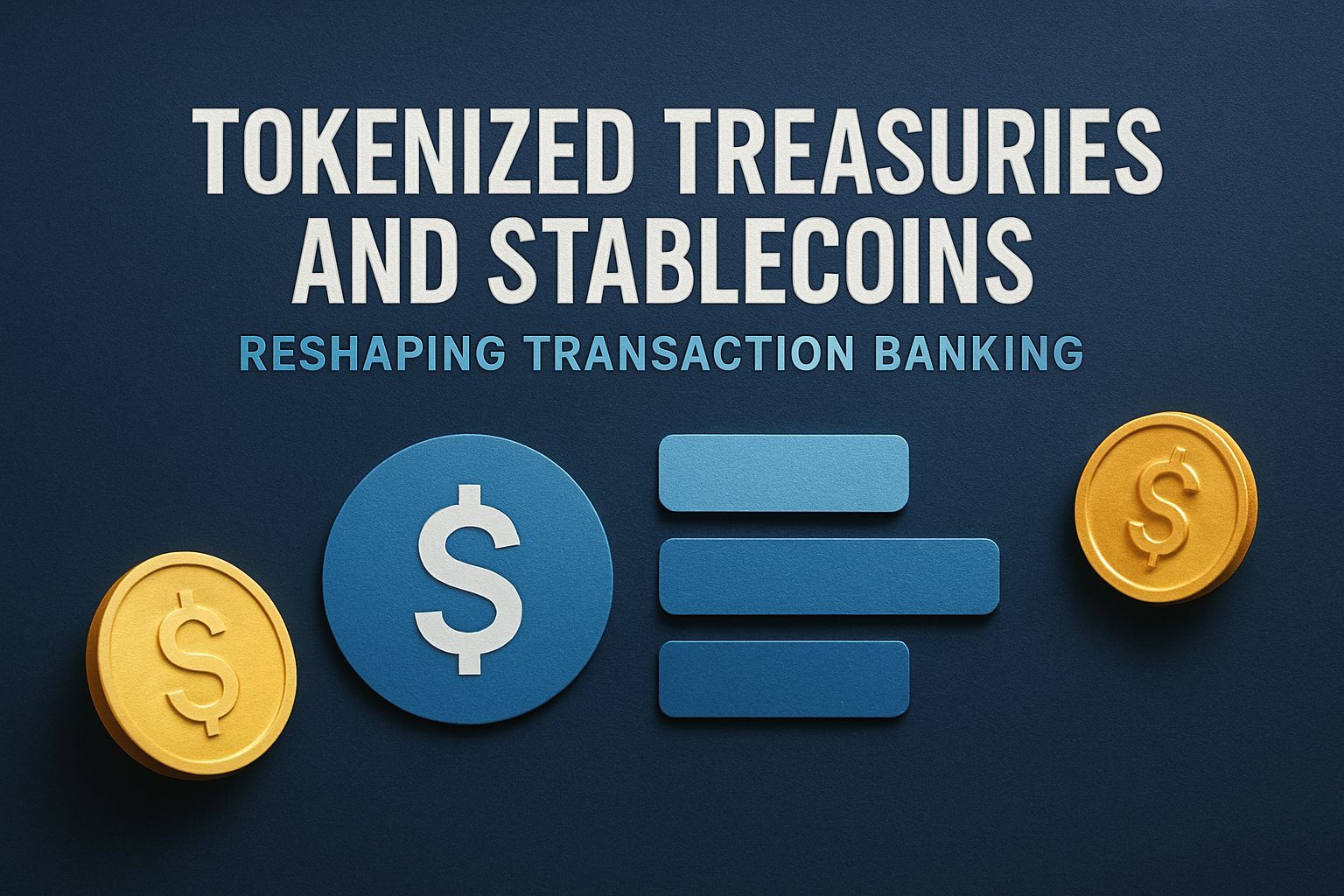 Tokenized treasuries and stablecoins reshape transaction banking