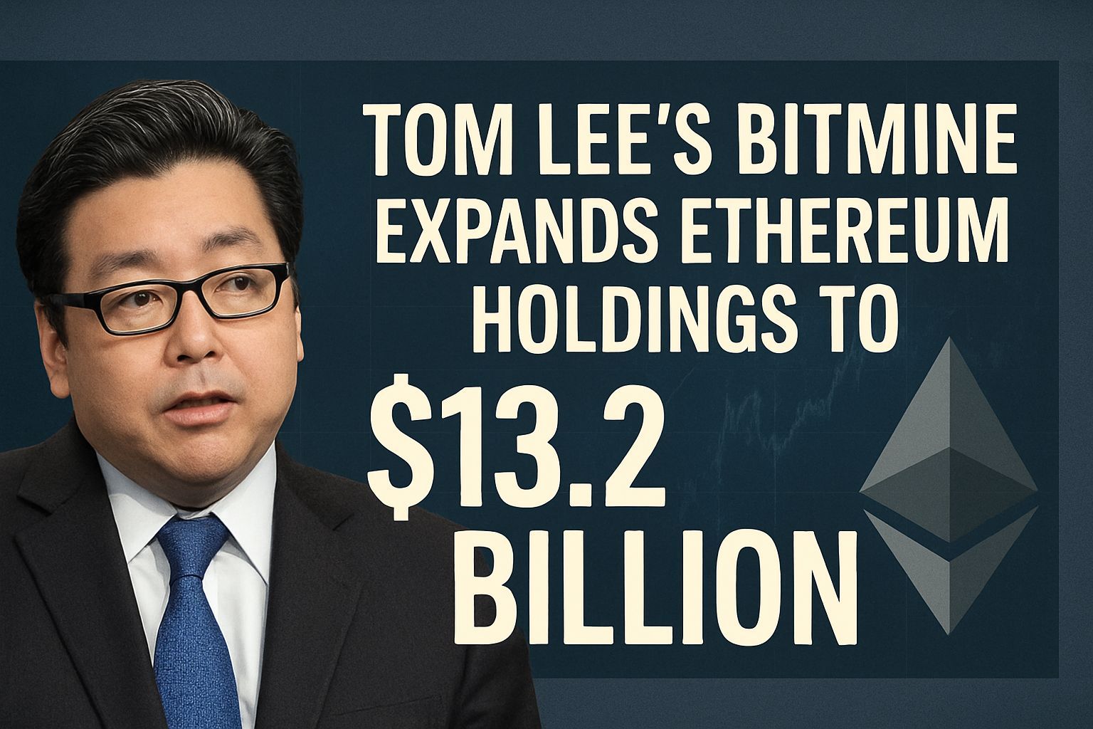Tom Lee’s BitMine Expands Ethereum Holdings to $13.2 Billion