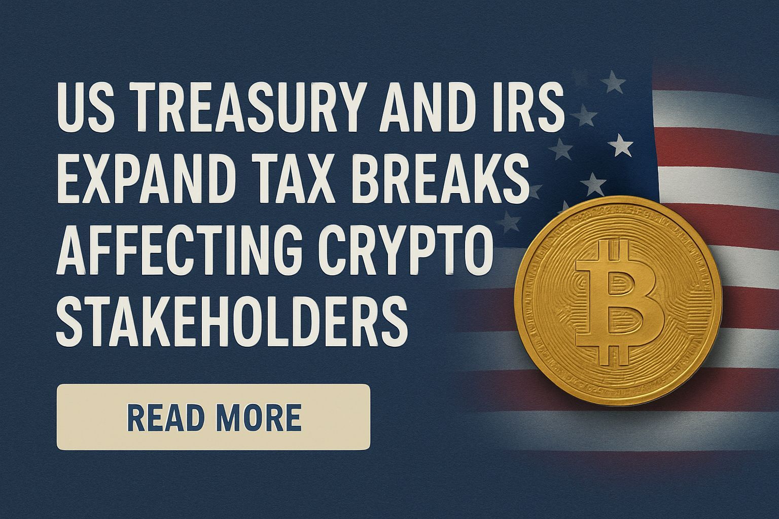 US Treasury and IRS Expand Tax Breaks Affecting Crypto Stakeholders