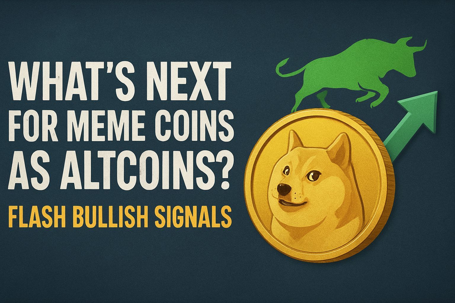What’s Next for Meme Coins as Altcoins Flash Bullish Signals?