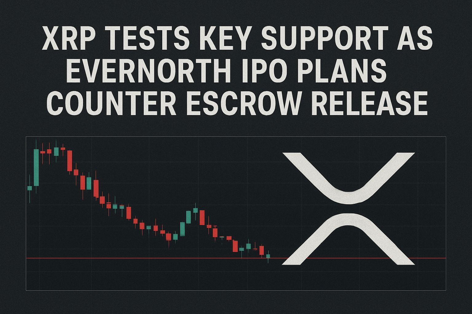 XRP Tests Key Support as Evernorth IPO Plans Counter Escrow Release