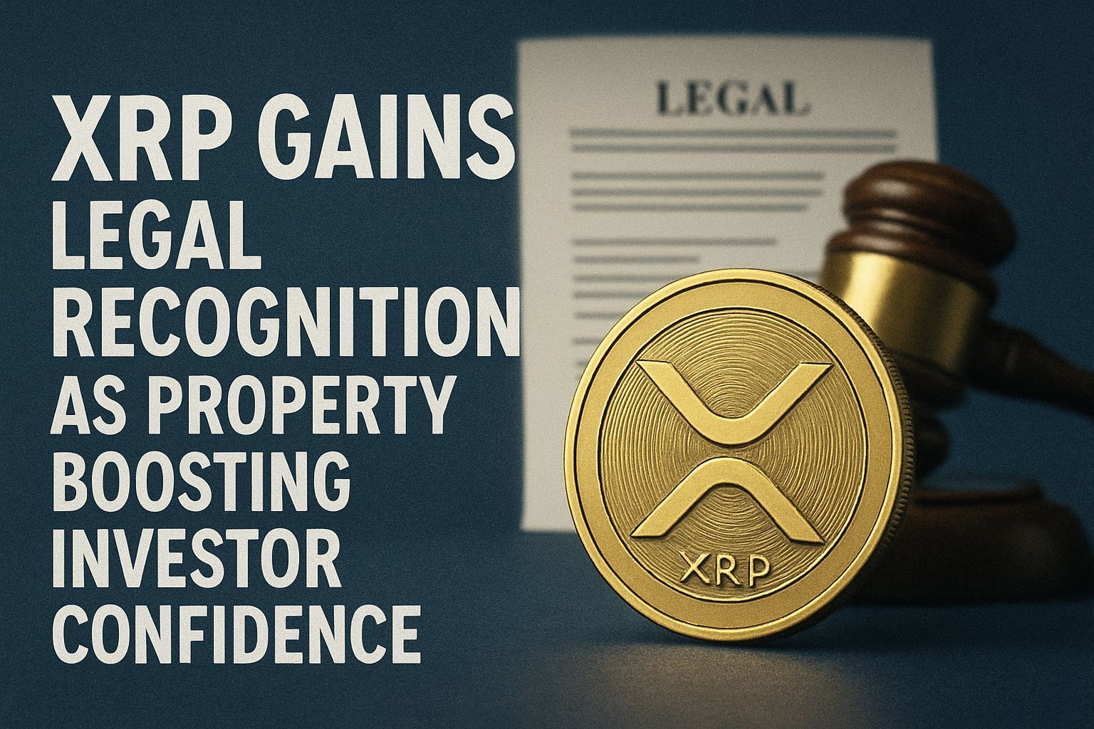 XRP gains legal recognition as property, boosting investor confidence
